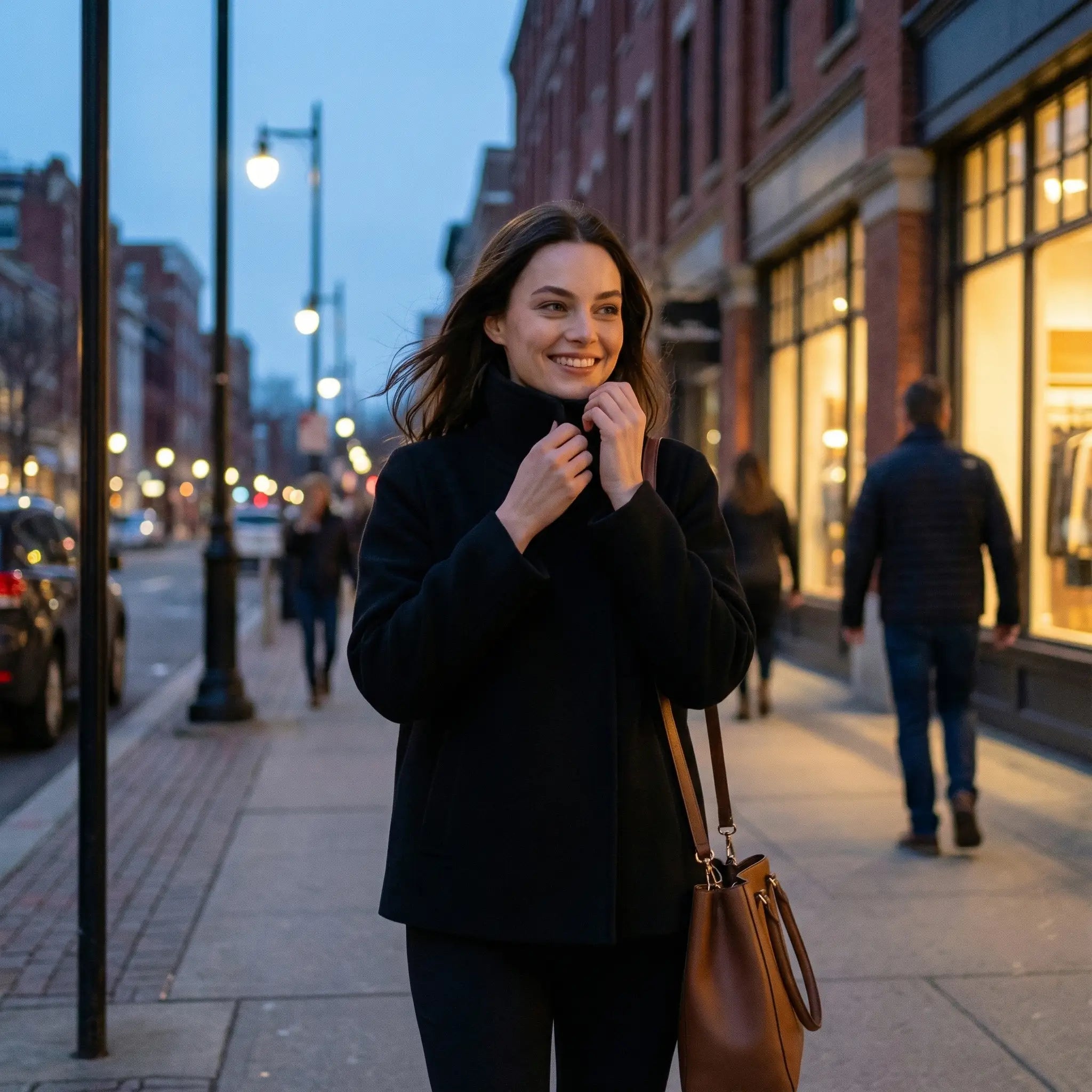 Riche | Manteau femme en laine à col montant