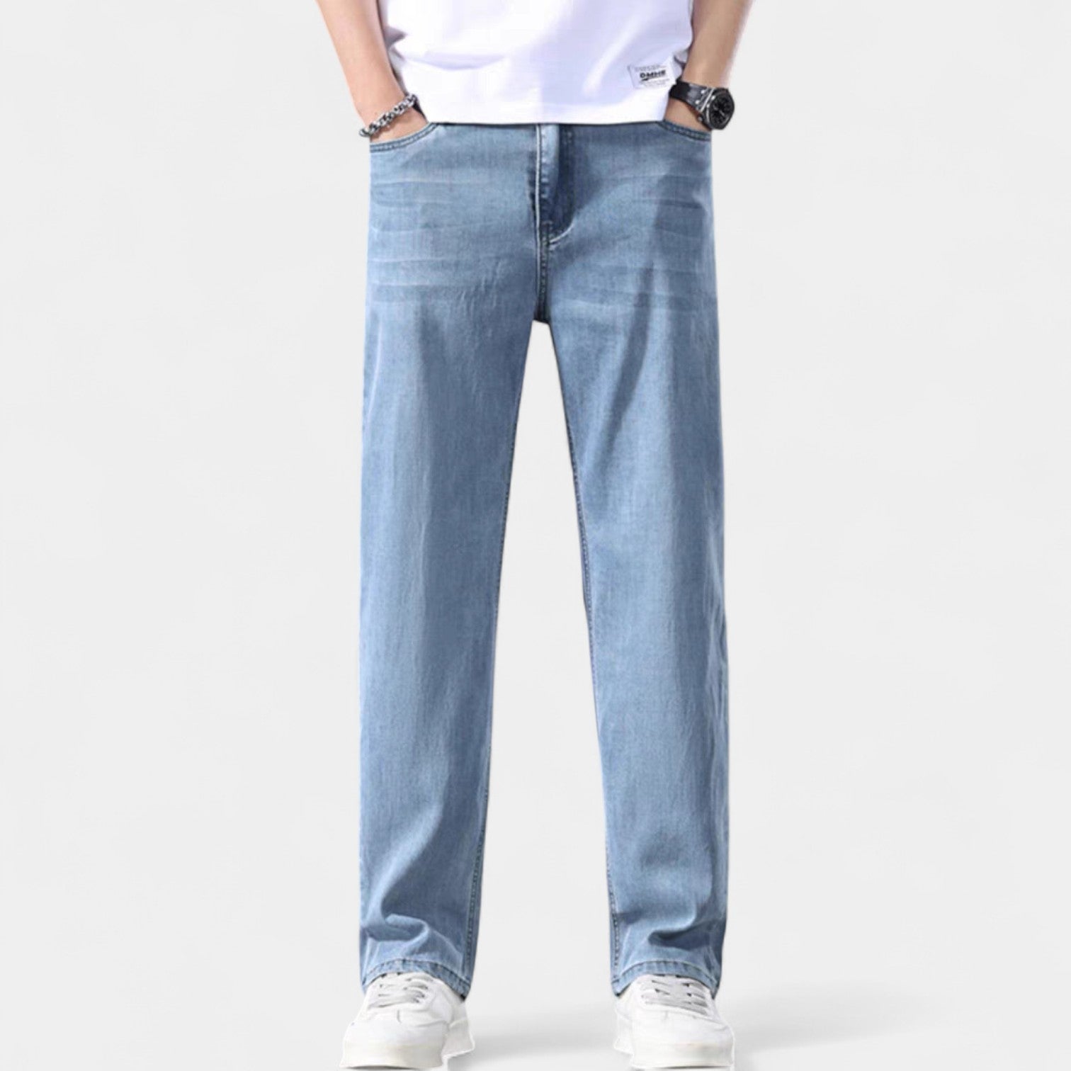 Riche | Jean droit homme denim – essentiel casual raffiné