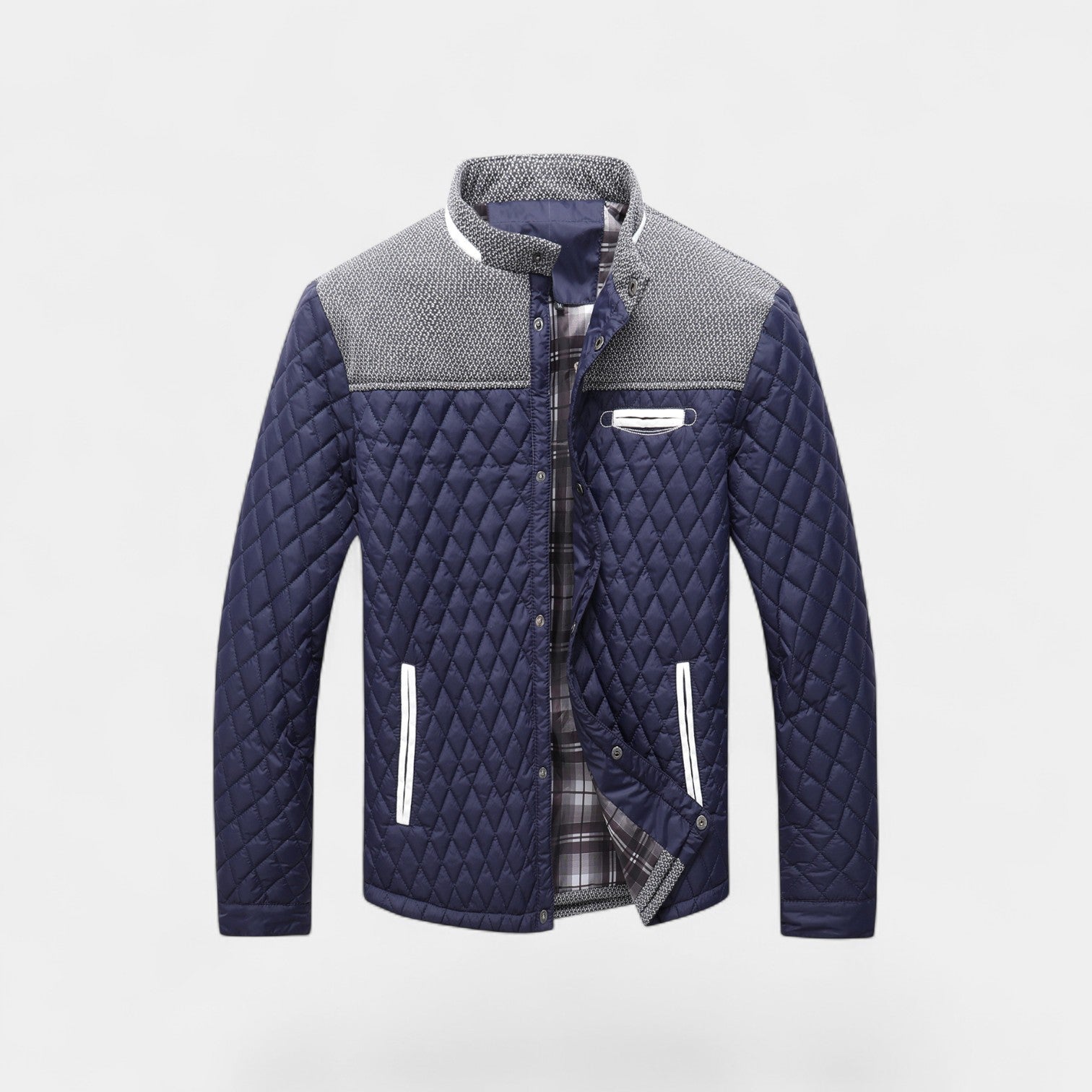 Riche | Veste matelassée homme shell léger - outerwear urbain minimaliste