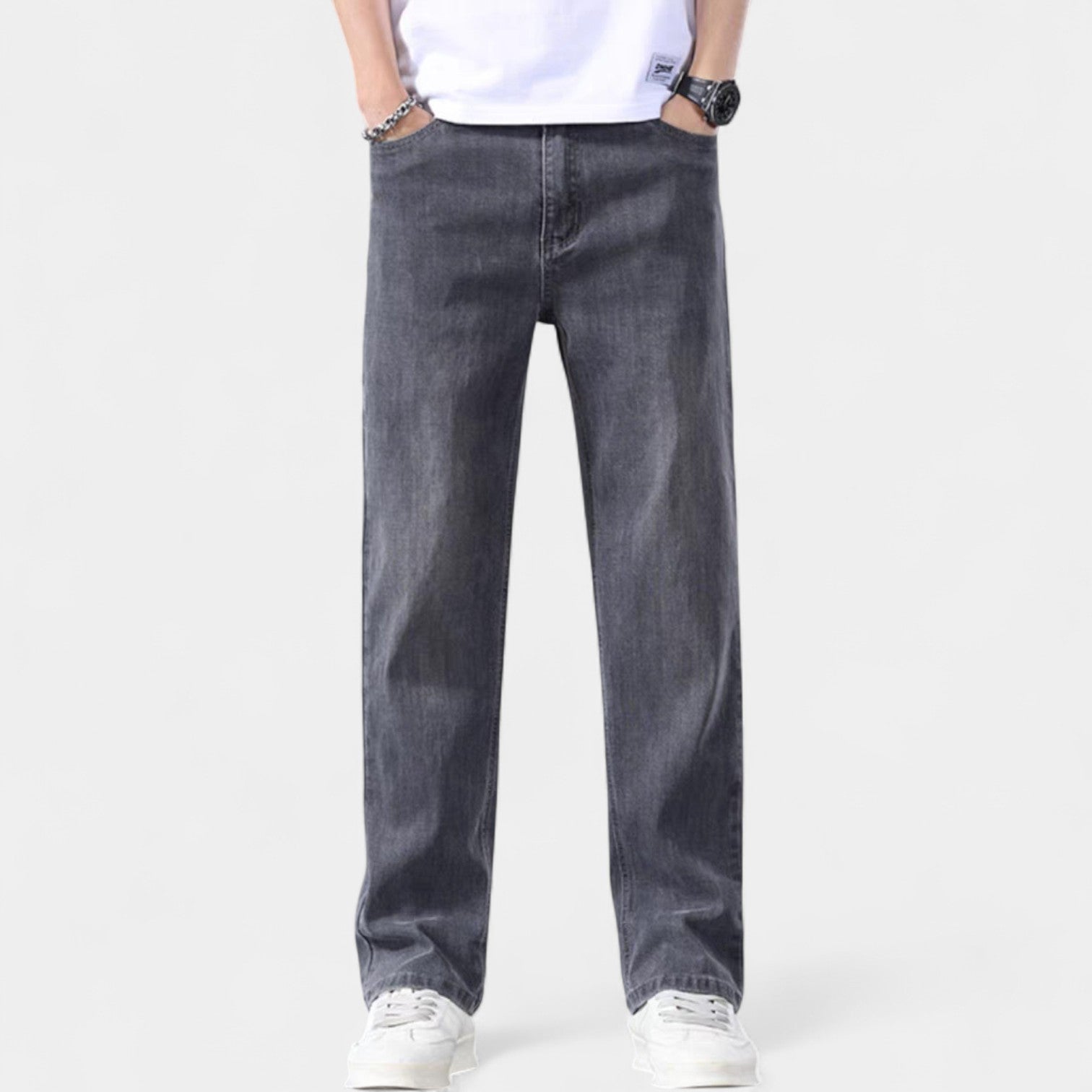 Riche | Jean droit homme denim – essentiel casual raffiné