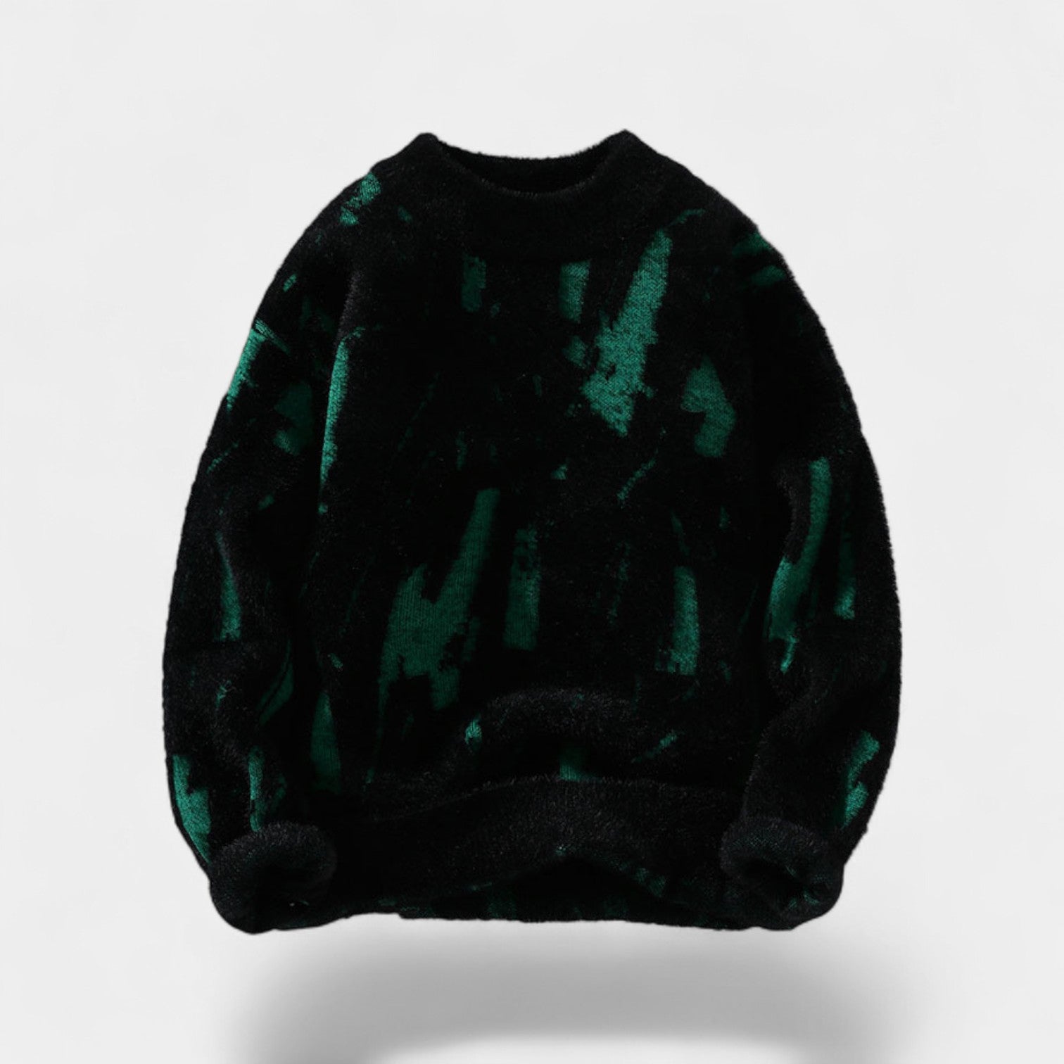 Riche | Pull Homme – Col Rond Épais Doublé Polaire