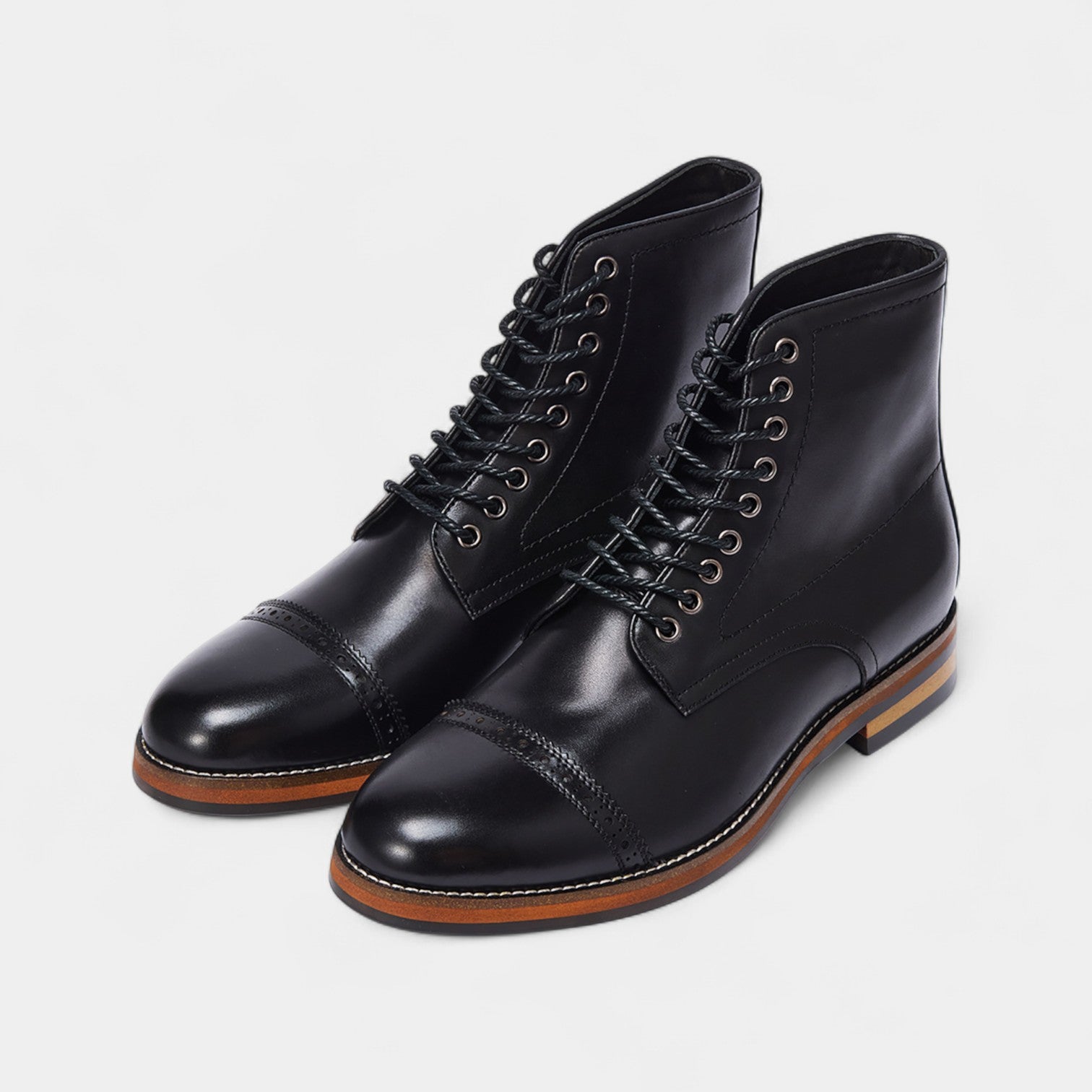 Riche | Bottes Martin homme en cuir PU Chelsea