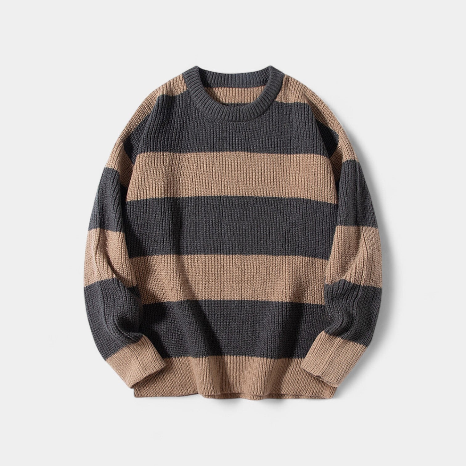 Riche | Pull homme laine col rond – maille raffinée décontractée