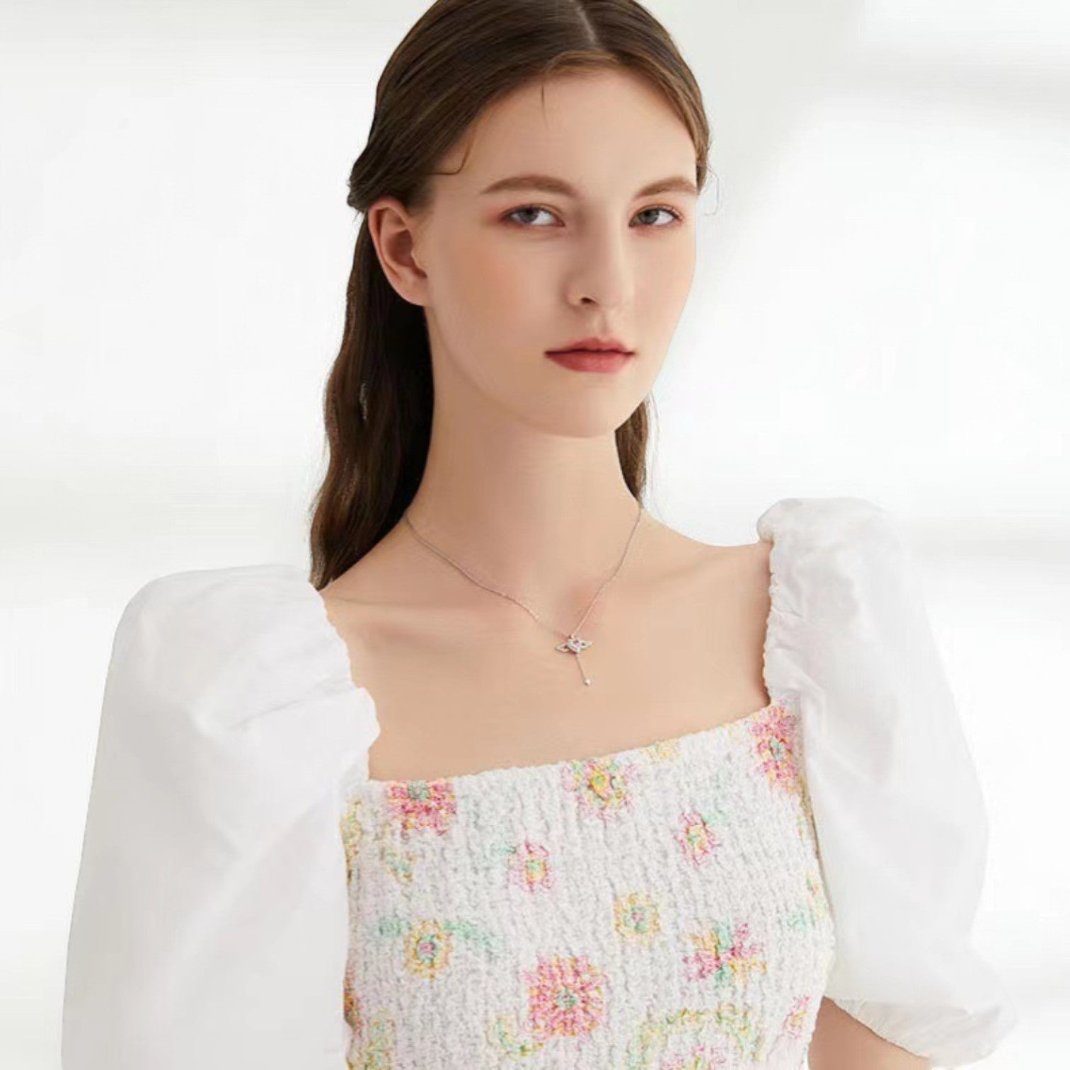 Riche | Collier Cœur Cupidon et Ailes d’Ange Femme