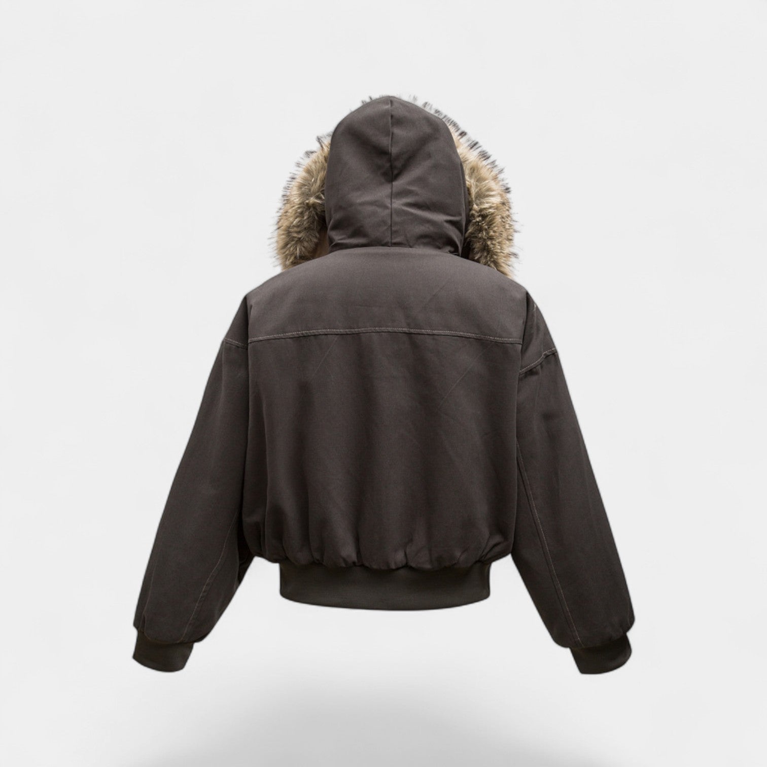 Riche | Doudoune à capuche homme coton – épaisse avec capuche doublée de fourrure