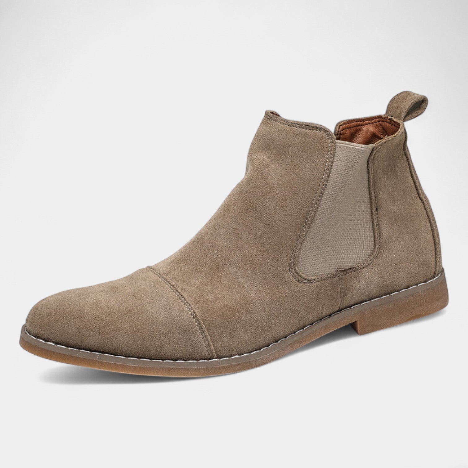 Riche | Bottines Chelsea homme en daim – élégance intemporelle du quotidien