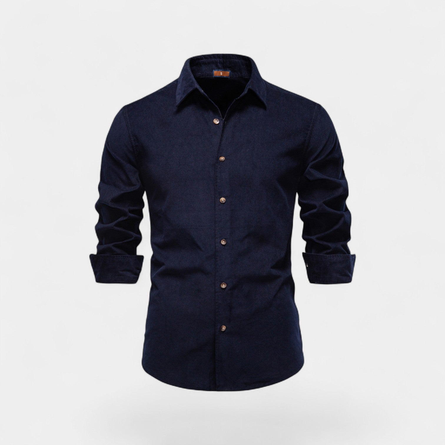 Riche | Chemise homme coton velours côtelé – Business casual raffiné