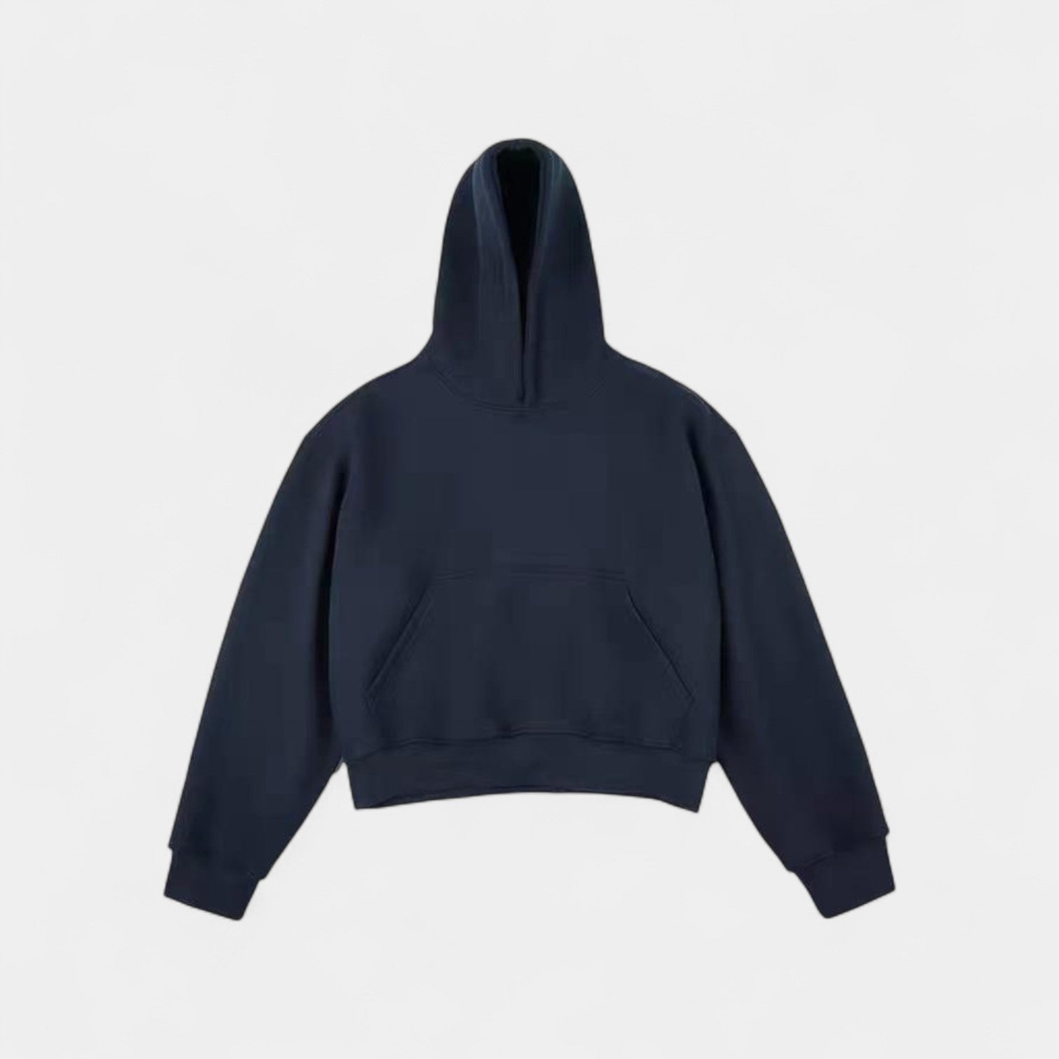 Riche | Sweat à capuche homme coton velours – streetwear raffiné court
