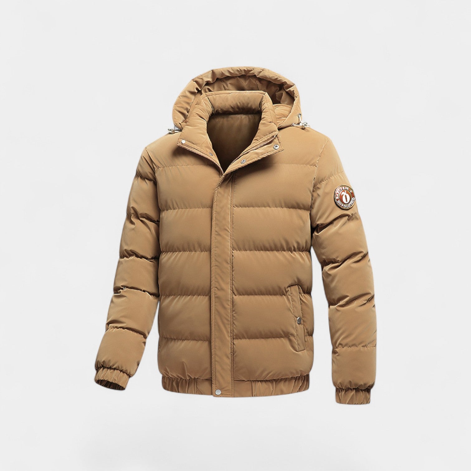 Riche | Doudoune homme à capuche coton duvet – chaude, raffinée, silhouette quotidienne