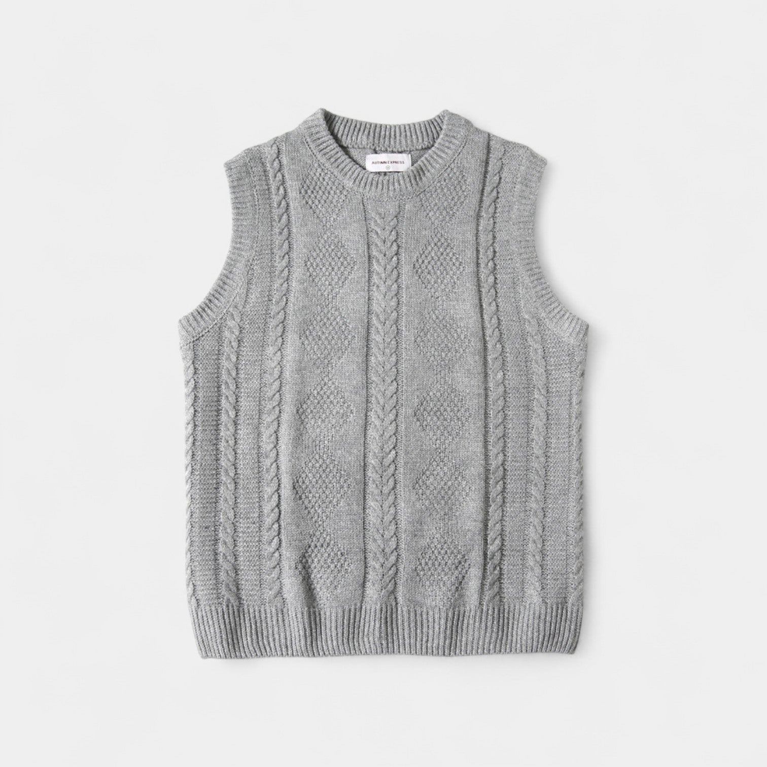 Riche | Pull homme maille torsadée - Boutons quart coupe raffinée