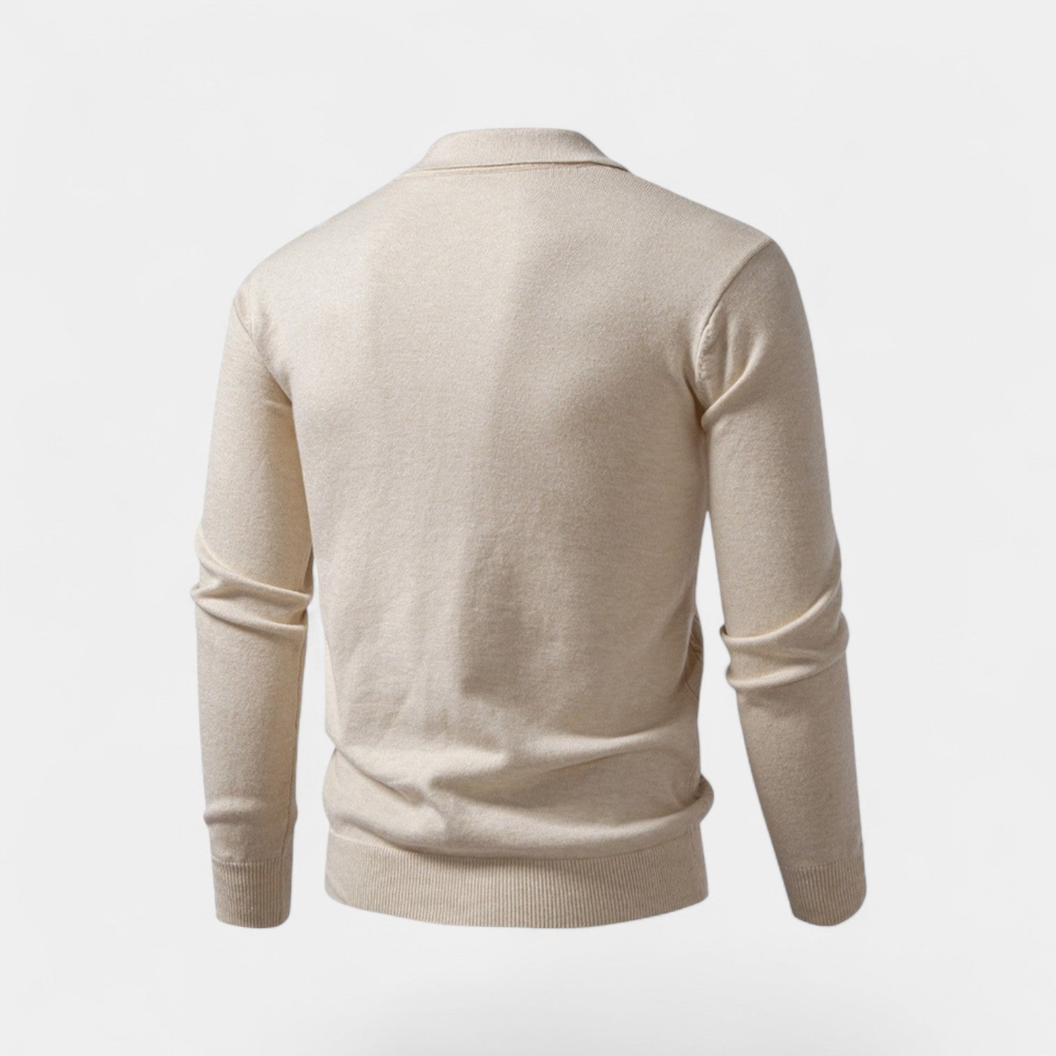 Riche | Polo homme maille coton - Élégance torsadée