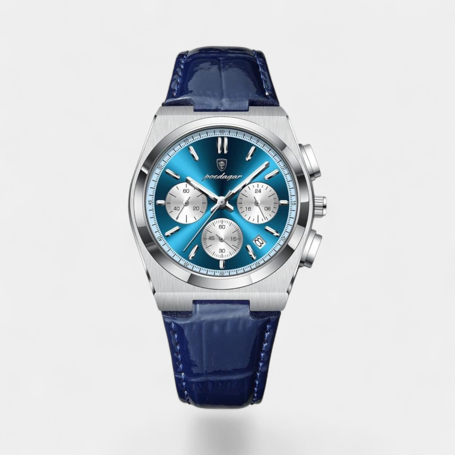 Riche | Montre pour Homme en Cuir – Quartz 41 mm Multi-Fonction
