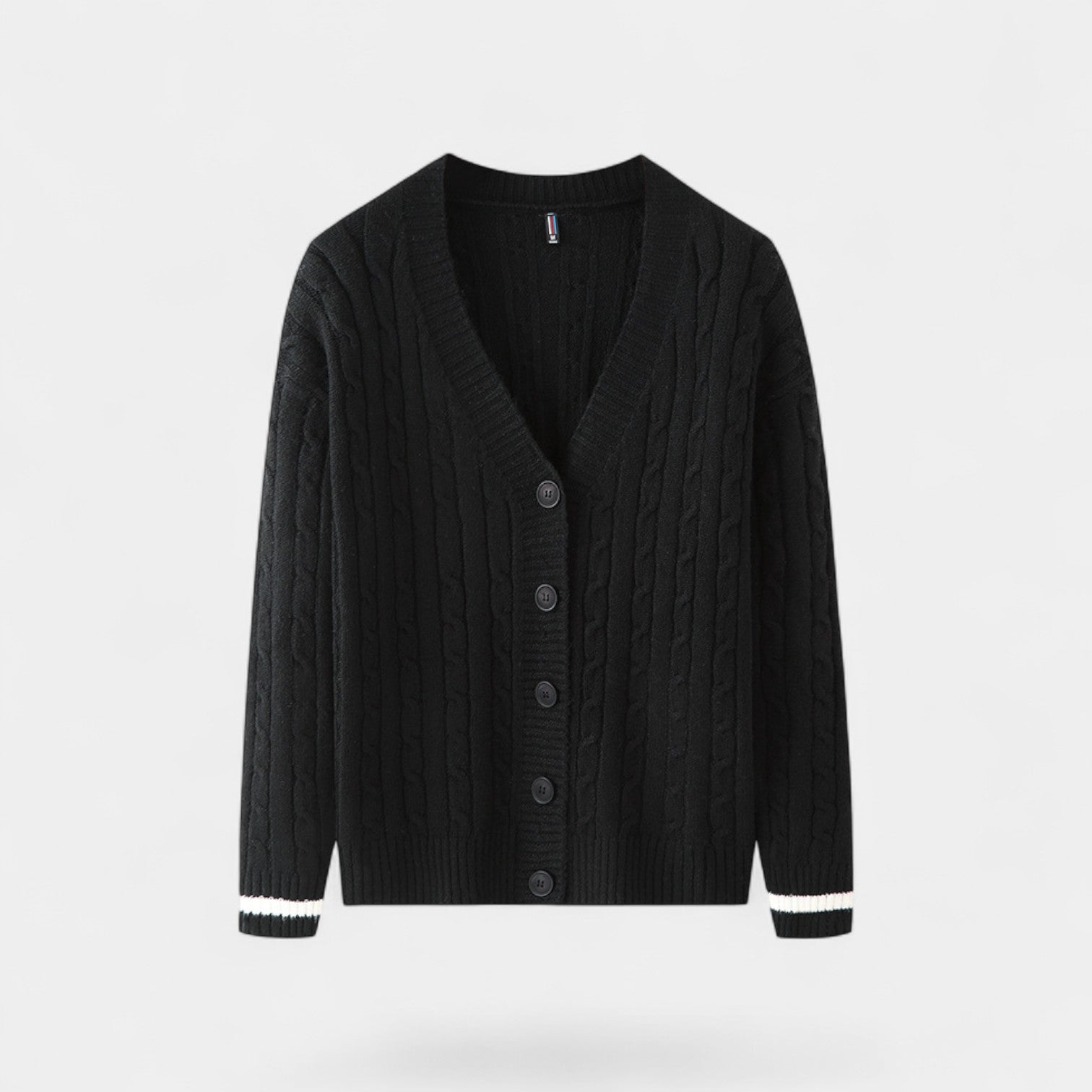 Riche | Cardigan homme coton style coréen – Superposition raffinée décontractée