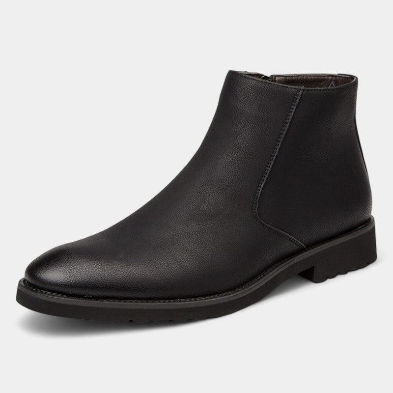 Riche | Bottes Hautes Homme Cuir – Classique Britannique Quotidien