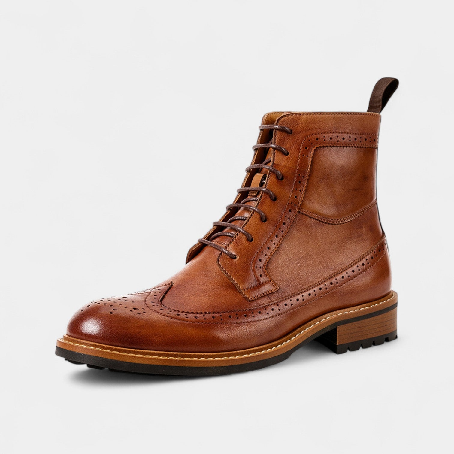 Riche | Bottes Chelsea montantes homme en cuir PU