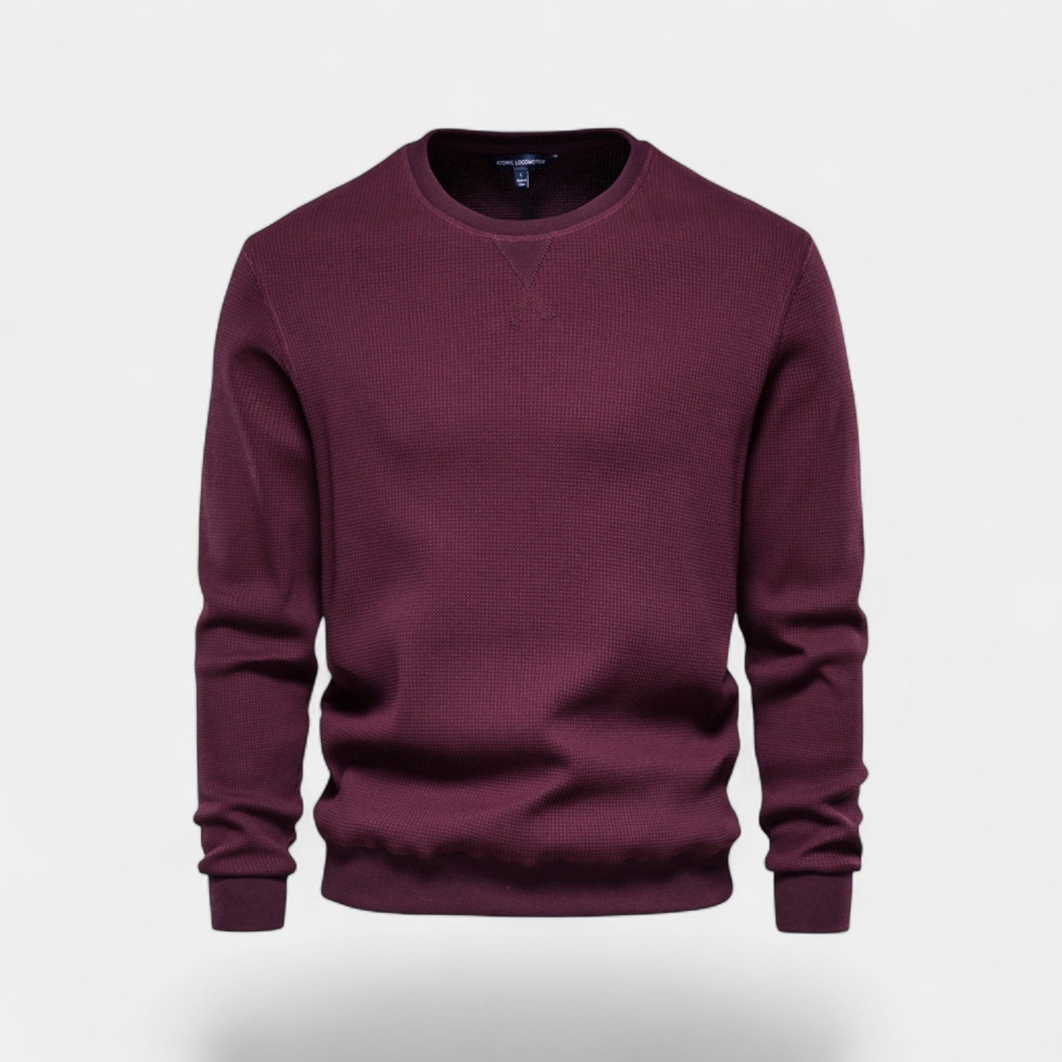 Riche | Pull homme coton col rond - Coupe minimaliste