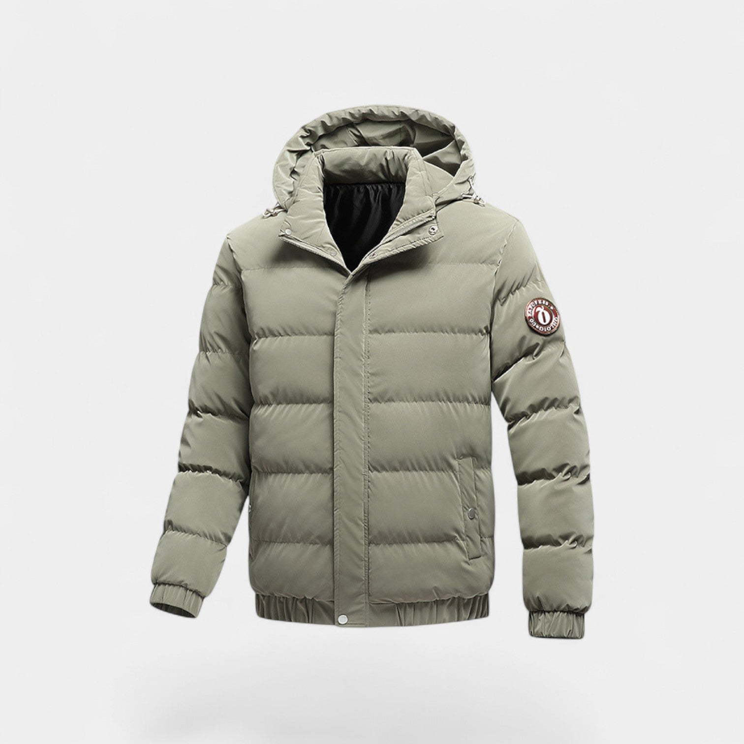 Riche | Doudoune homme à capuche coton duvet – chaude, raffinée, silhouette quotidienne