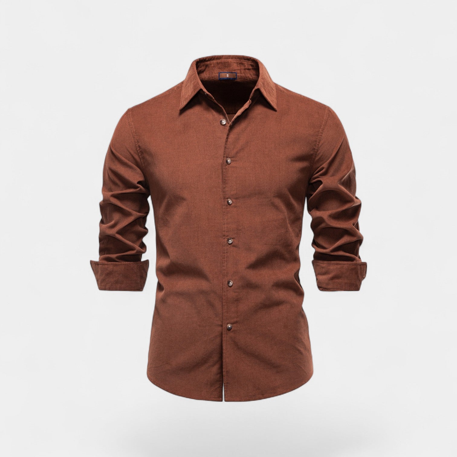 Riche | Chemise homme coton velours côtelé – Business casual raffiné