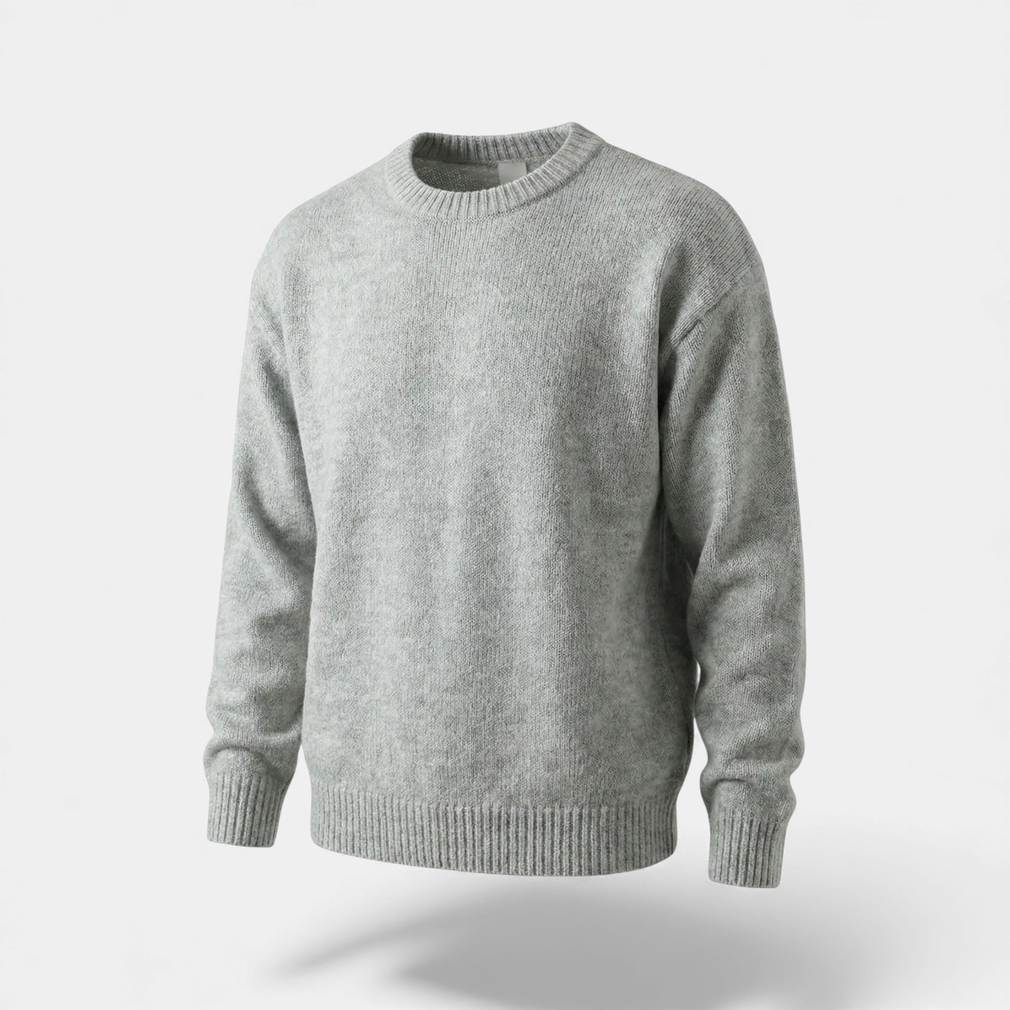 Riche | Pull homme épaissi en coton col rond