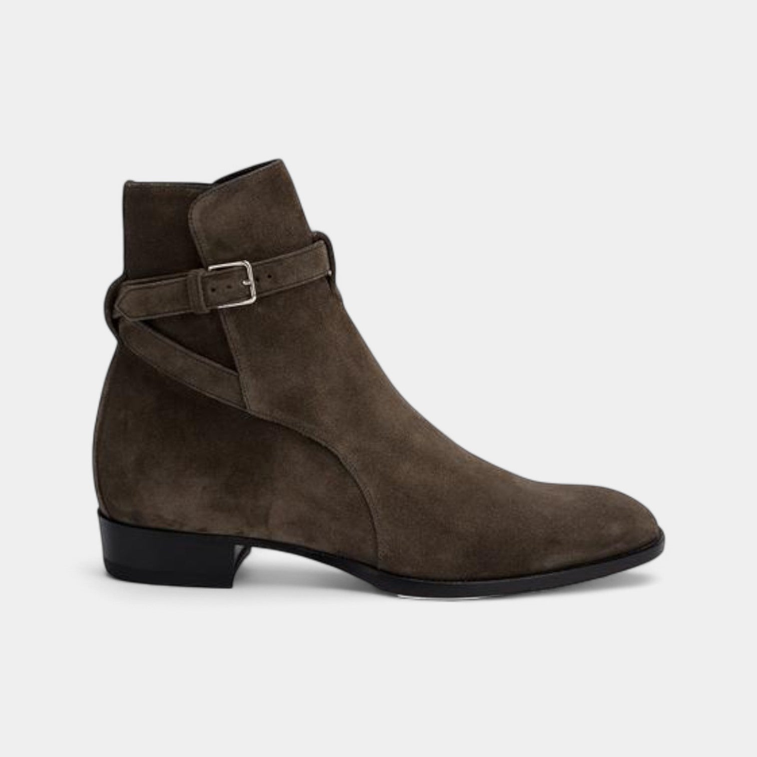 Riche | Bottes Martin homme en daim à boucle