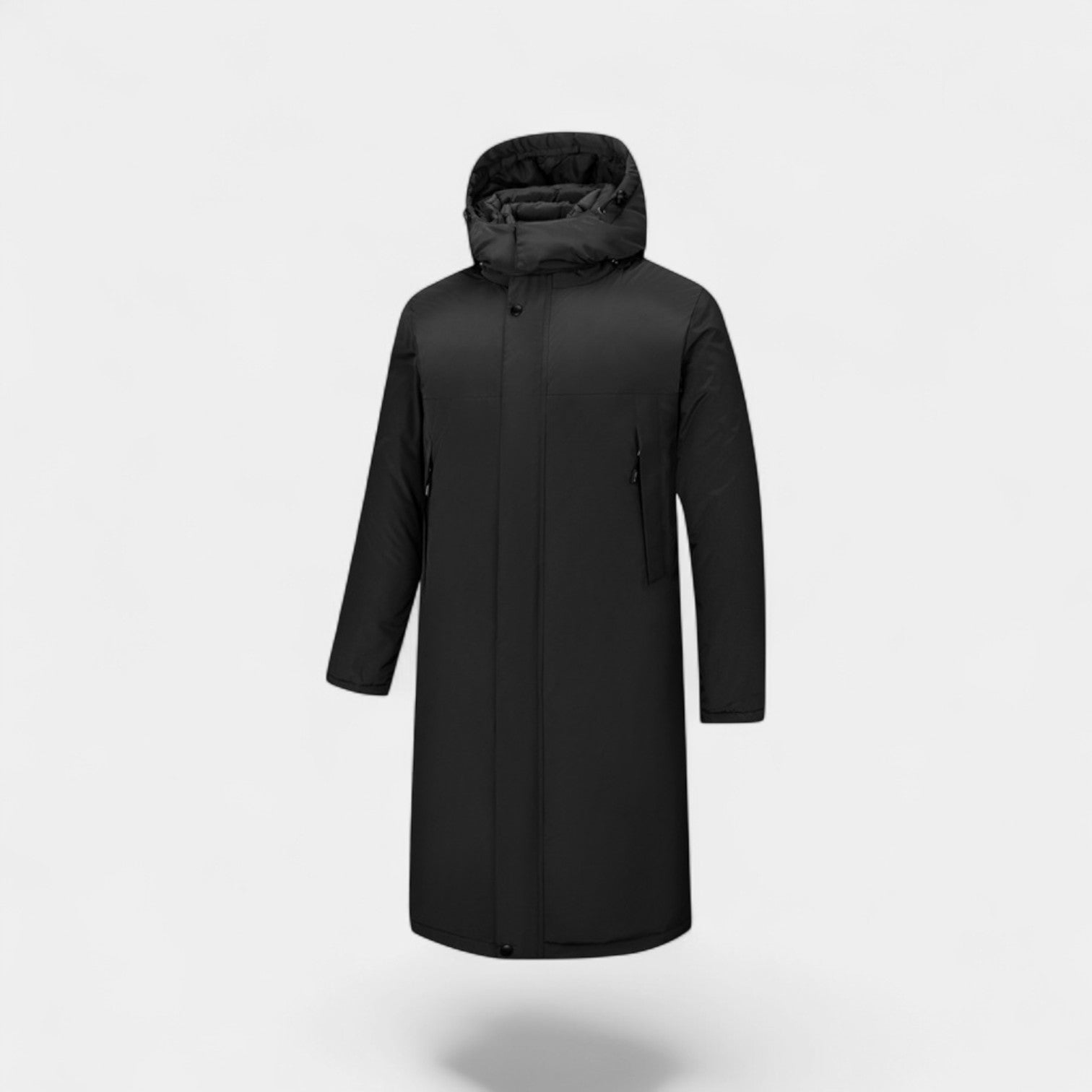 Riche | Manteau Homme en Coton à Capuche – Long Imperméable
