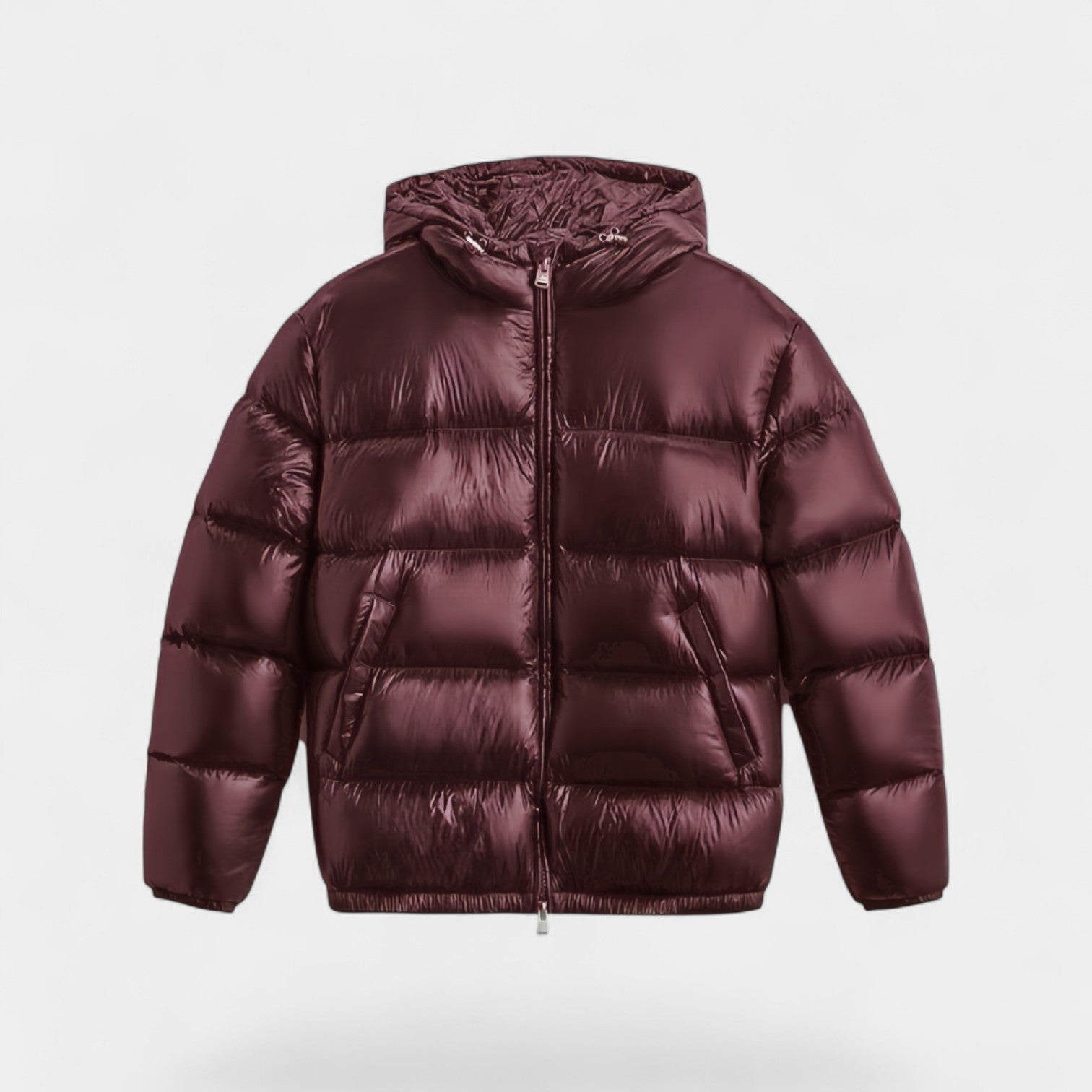 Riche | Doudoune homme à capuche en duvet – chaude, moderne, silhouette raffinée