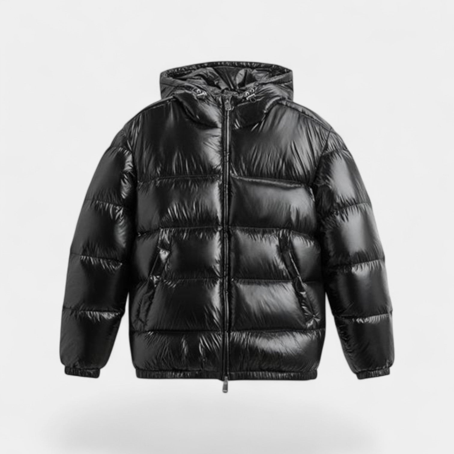 Riche | Doudoune homme à capuche en duvet – chaude, moderne, silhouette raffinée