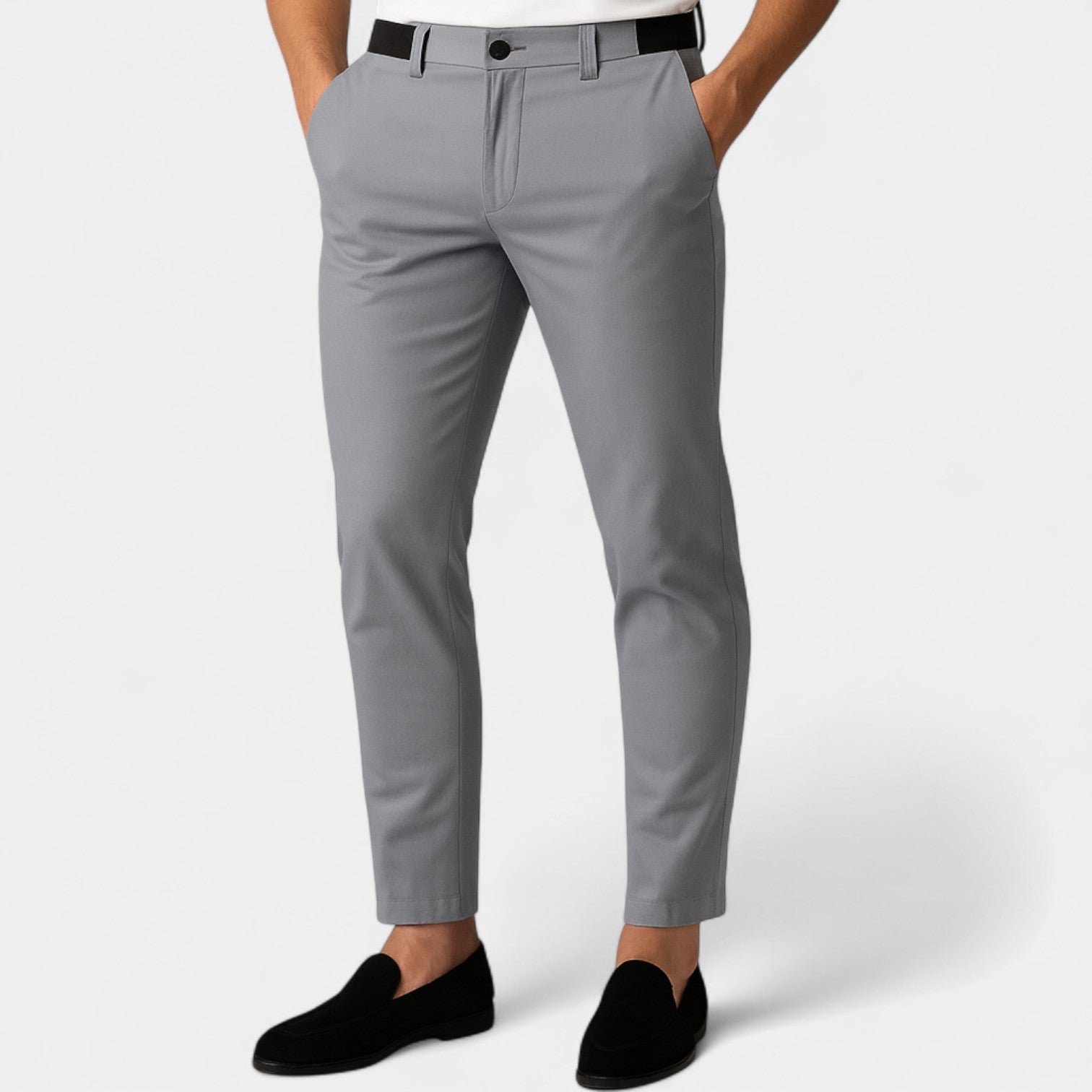 Riche | Pantalon chino homme coton stretch – allure ajustée style raffiné