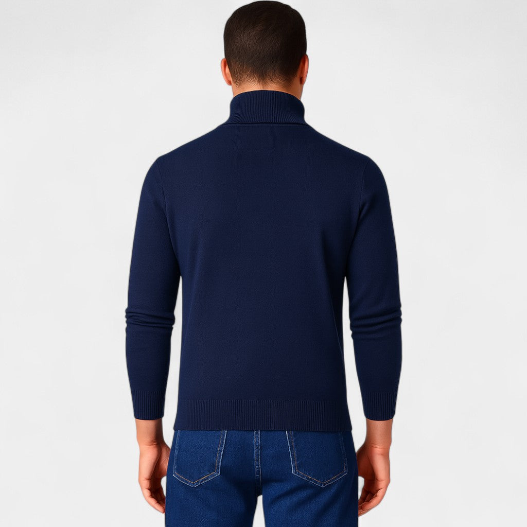 Riche | Cardigan homme coton coupe slim – Style minimaliste uni