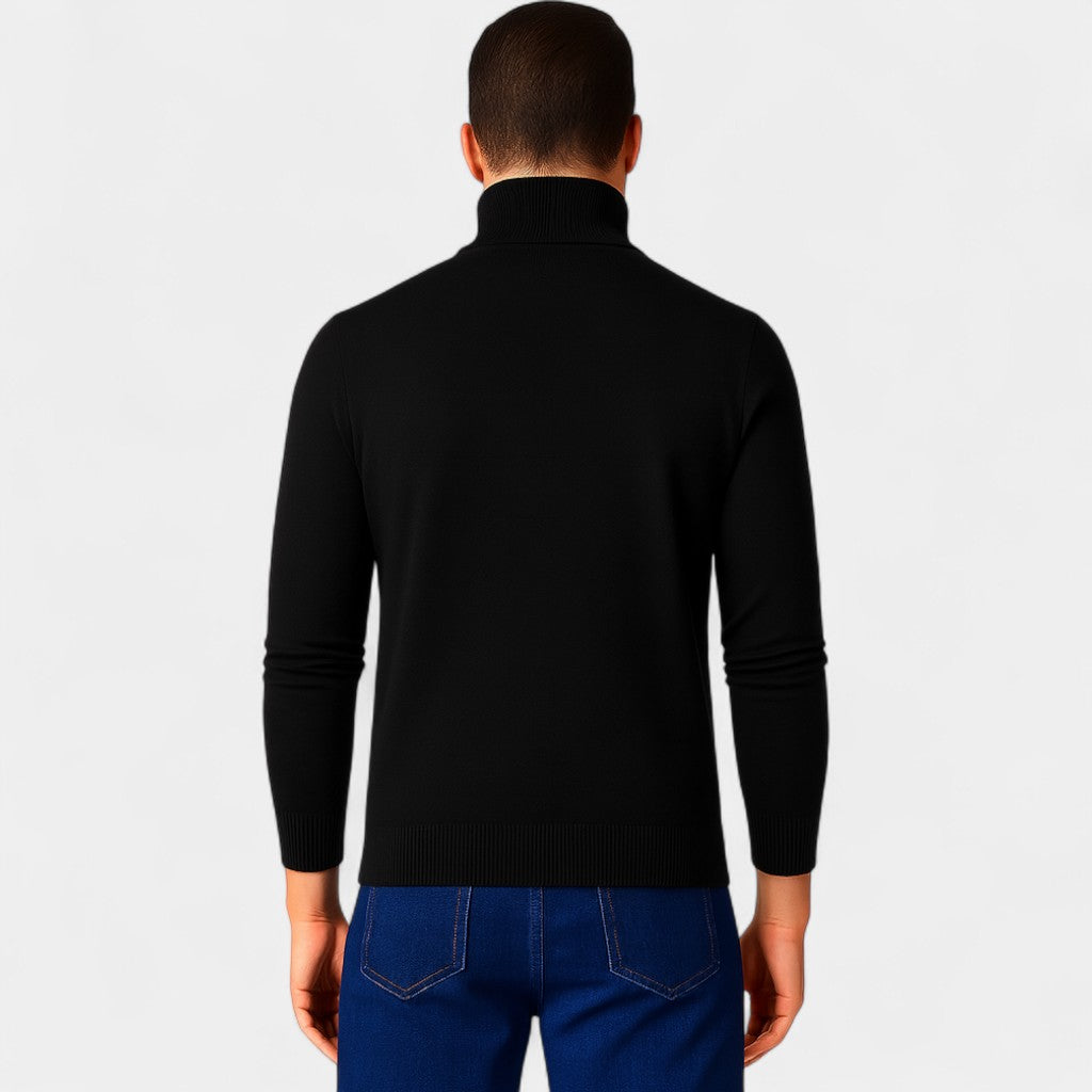 Riche | Cardigan homme coton coupe slim – Style minimaliste uni