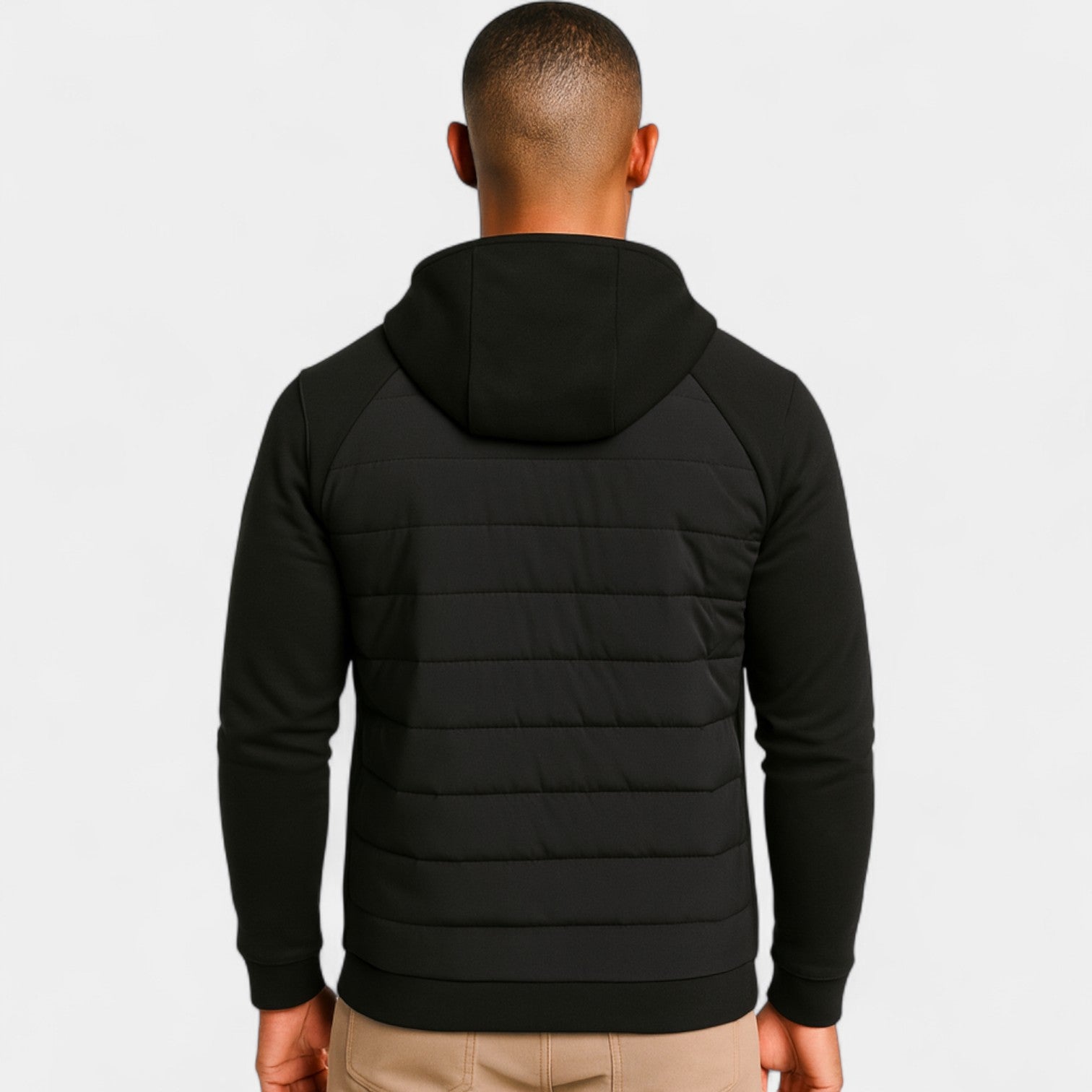 Riche | Doudoune Softshell à Capuche Homme – Style Coréen