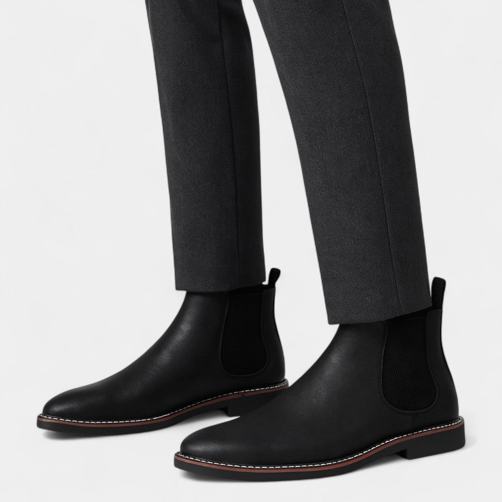 Riche | Bottines Chelsea homme cuir vachette – style vintage