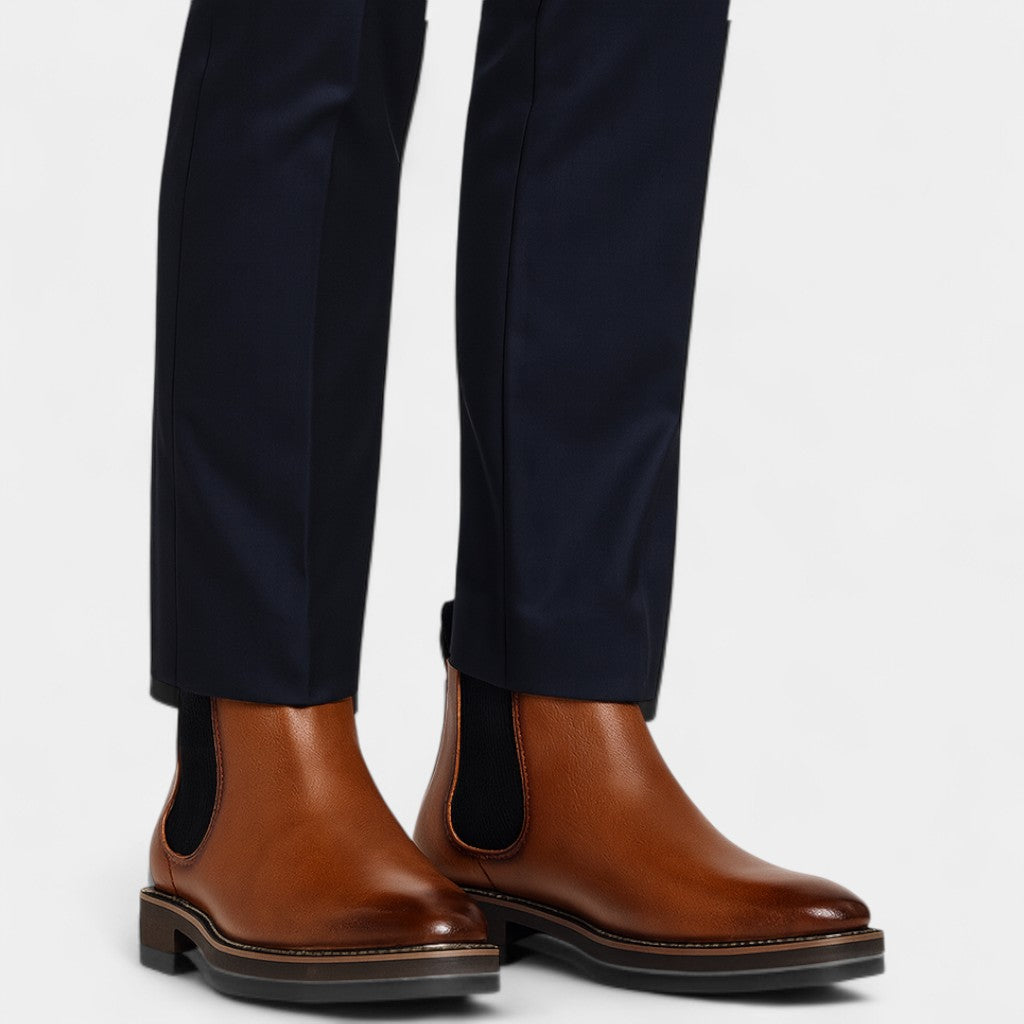 Riche | Bottines Chelsea homme cuir vachette – style vintage