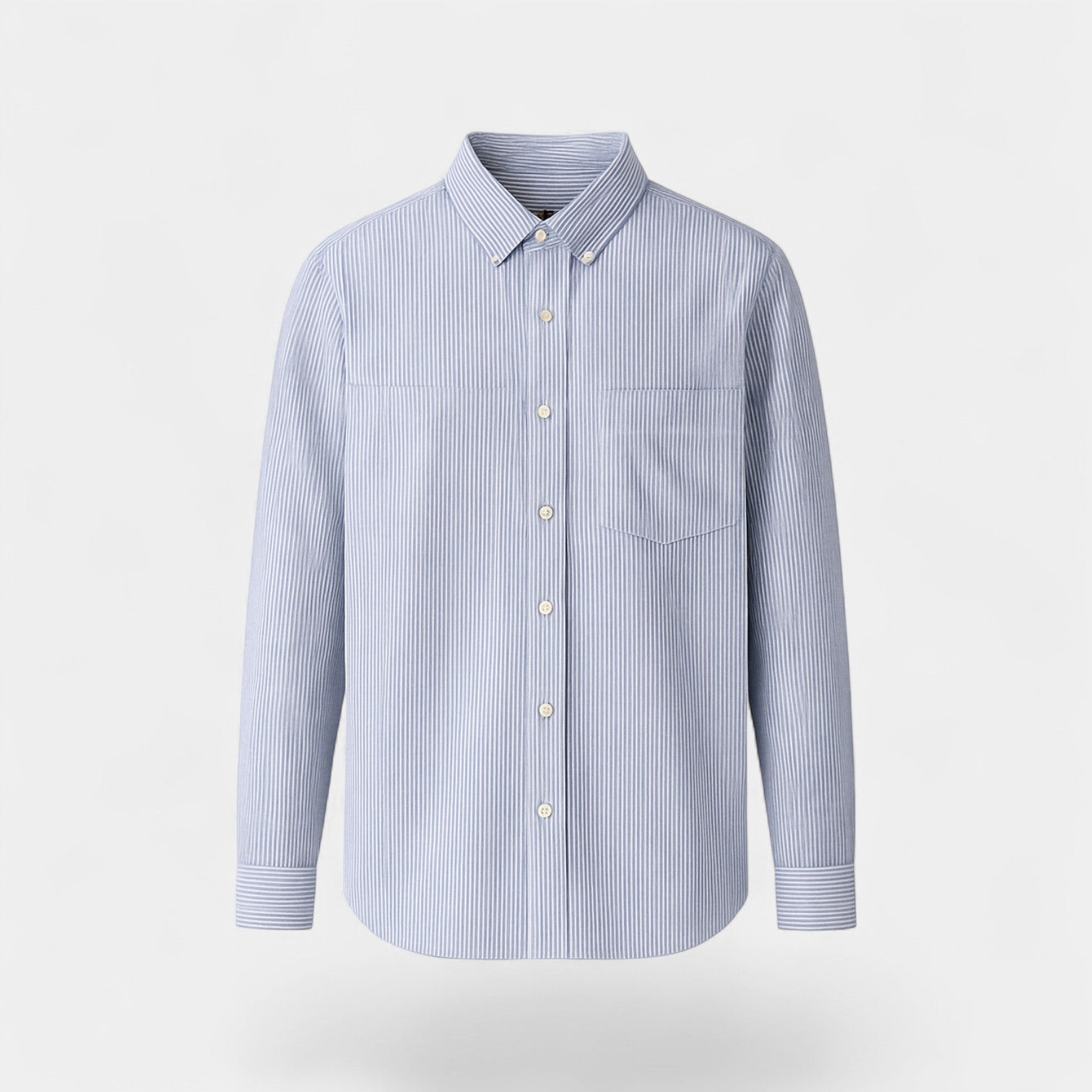 Riche | Chemise homme rayée casual – coupe manches longues raffinée