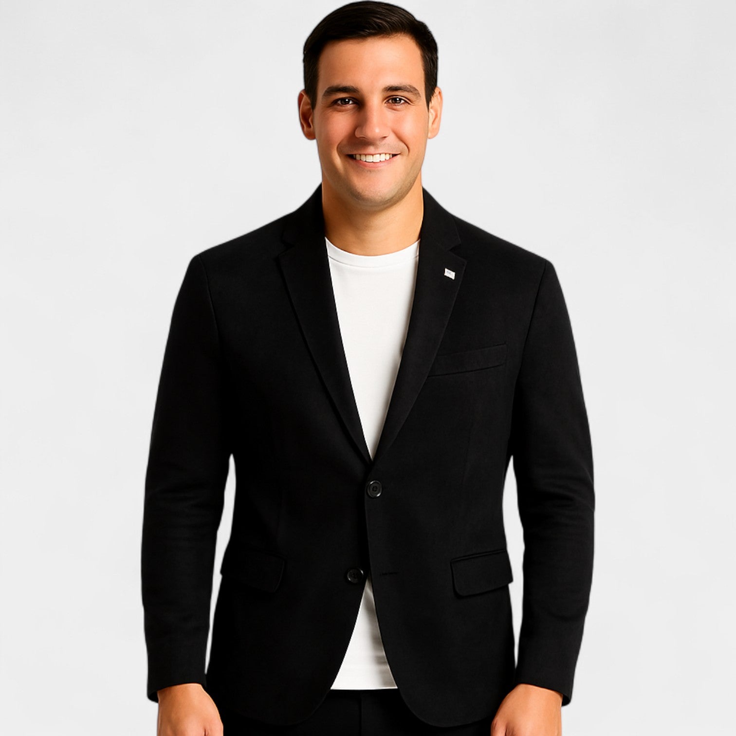 Riche | Veste homme en daim casual – élégance décontractée taillée