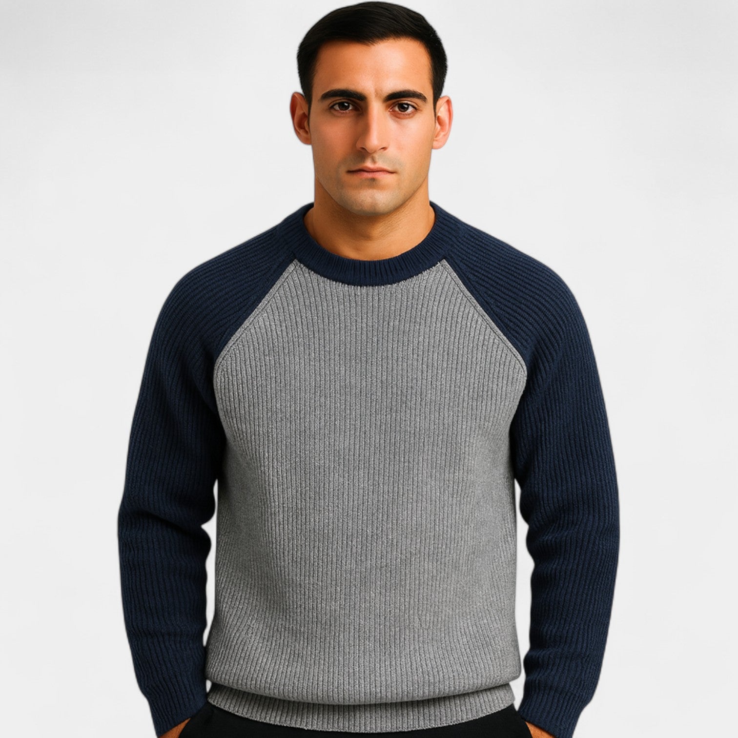 Riche | Pull homme laine tricoté – style chaud classique