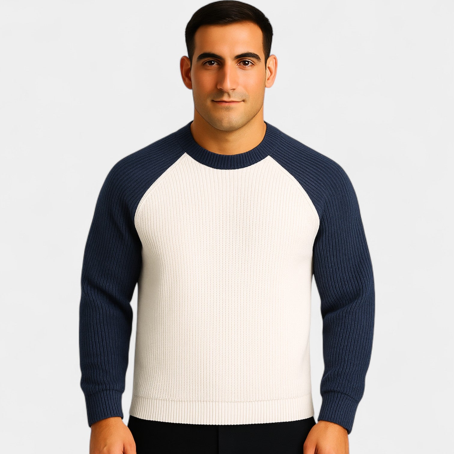 Riche | Pull homme laine tricoté – style chaud classique