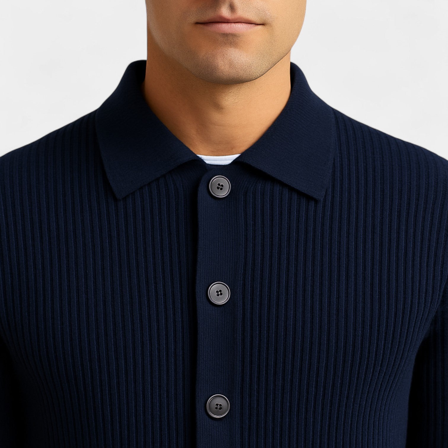 Riche | Gilet en maille homme – Style Riviera décontracté