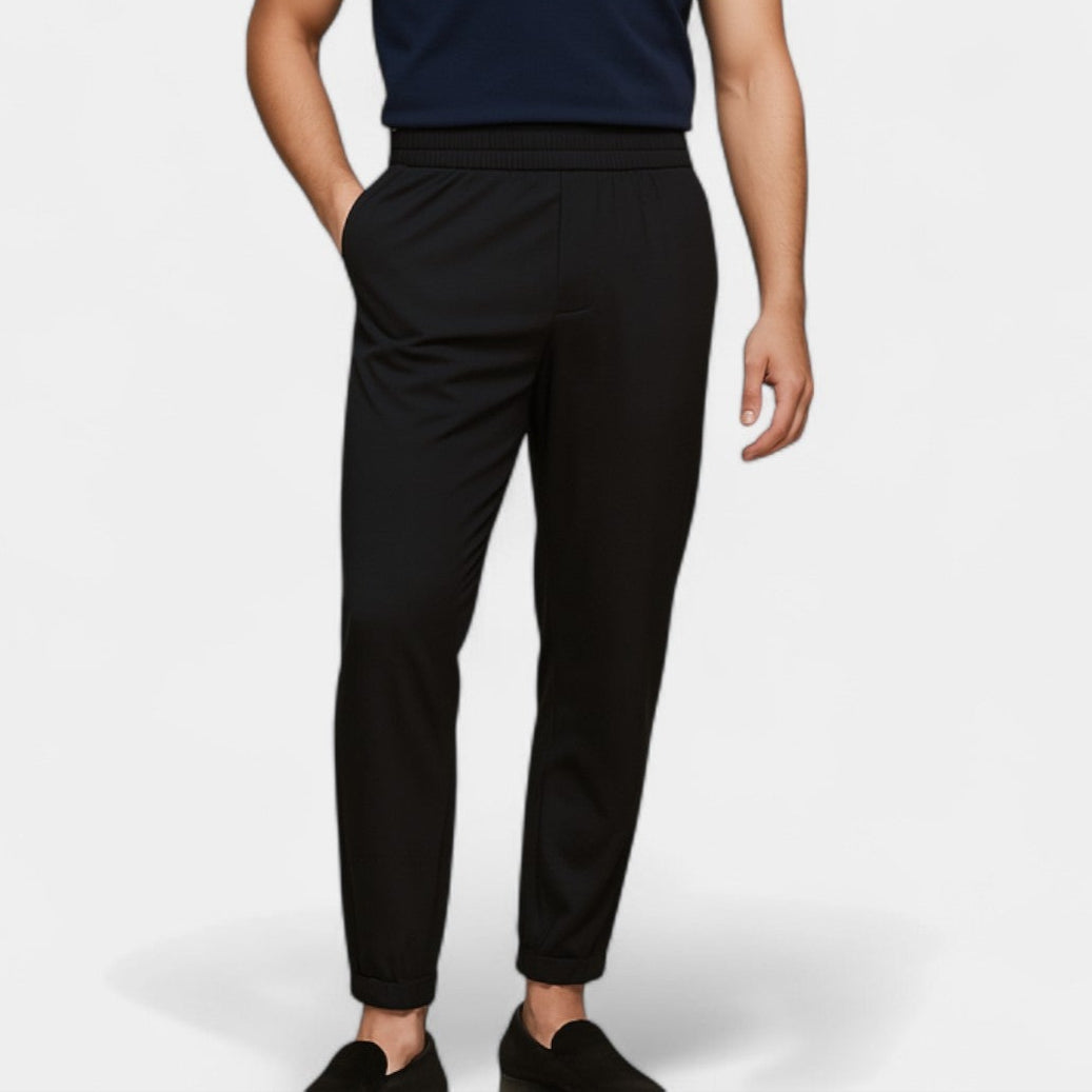 Riche | Pantalon en coton stretch – coupe décontractée pour l'été