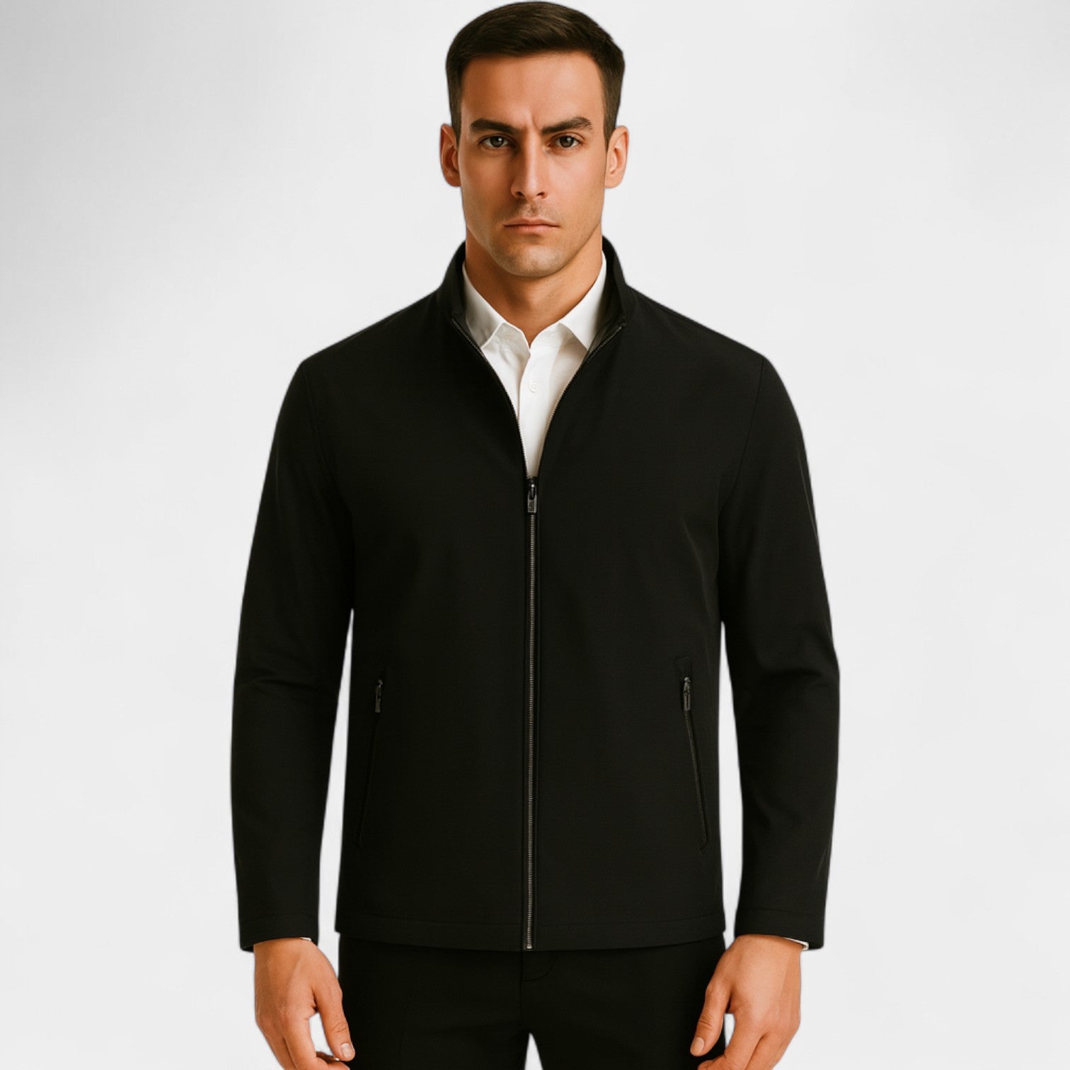 Riche | Veste formelle homme automne col montant coupe élégante