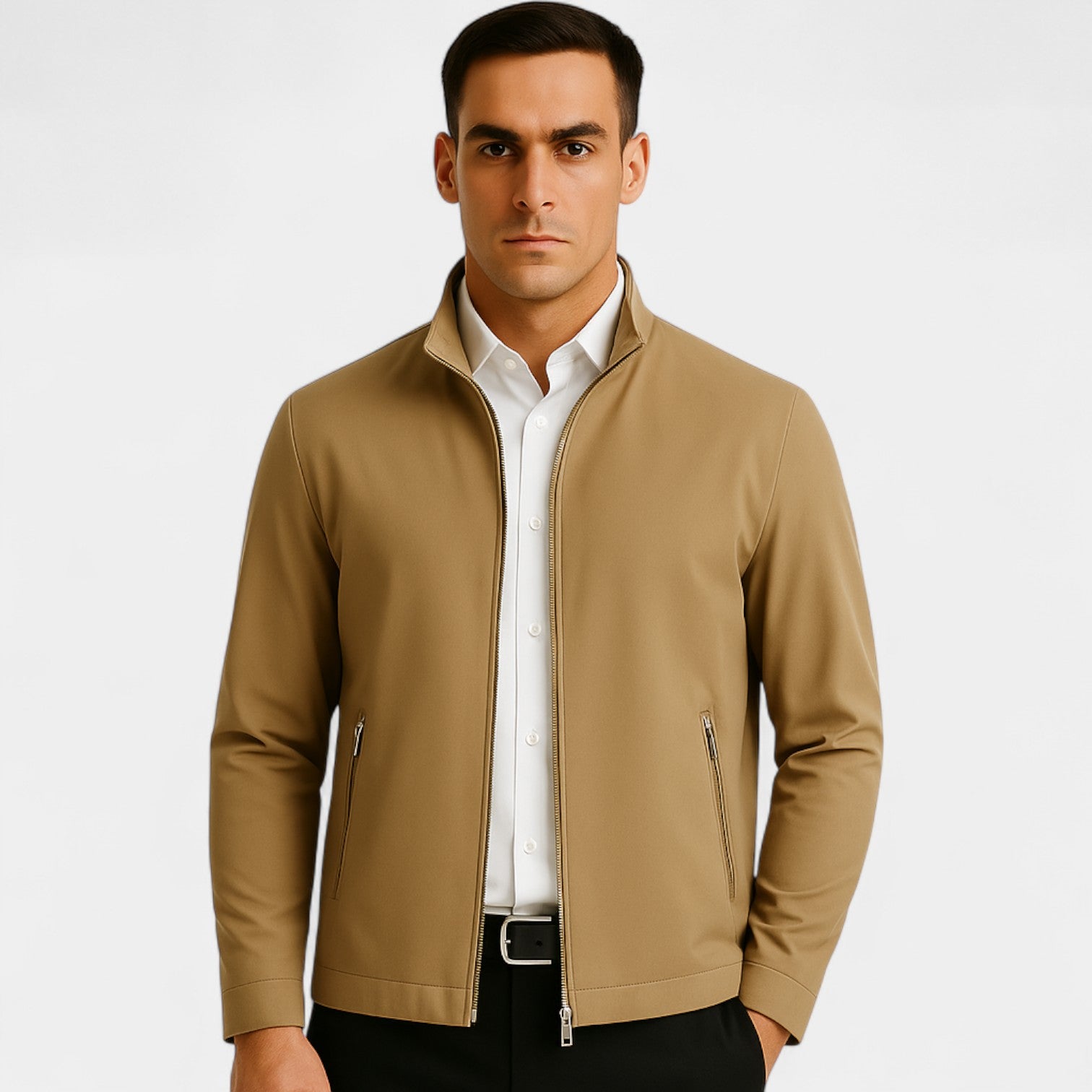 Riche | Veste formelle homme automne col montant coupe élégante