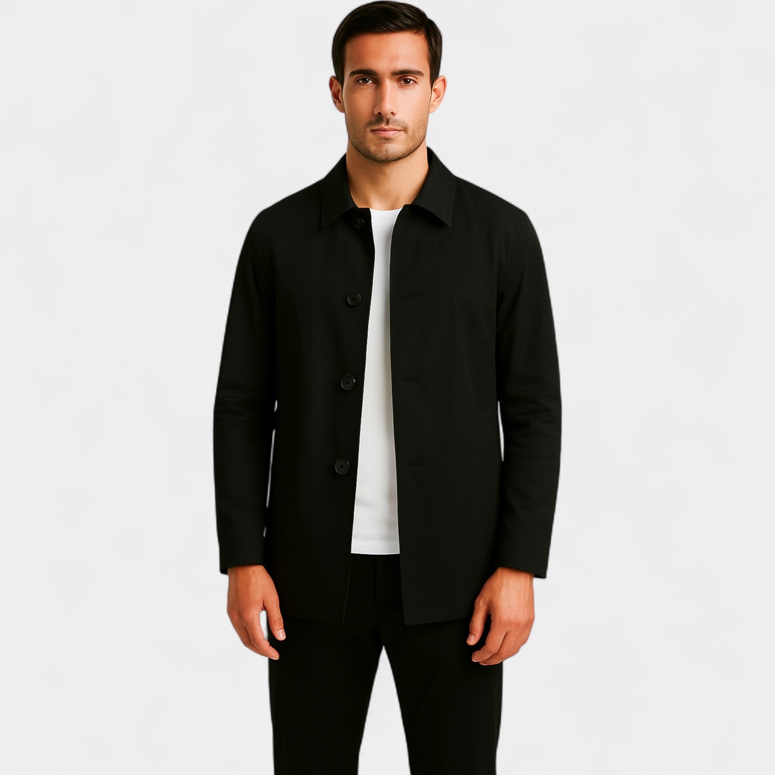 Riche | Trench coat homme mi-long – manteau formel léger