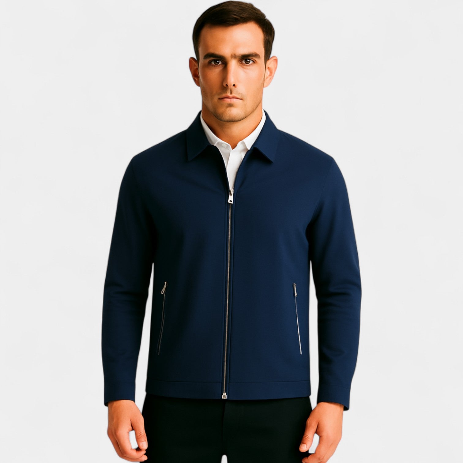 Riche | Veste formelle homme automne col montant coupe élégante