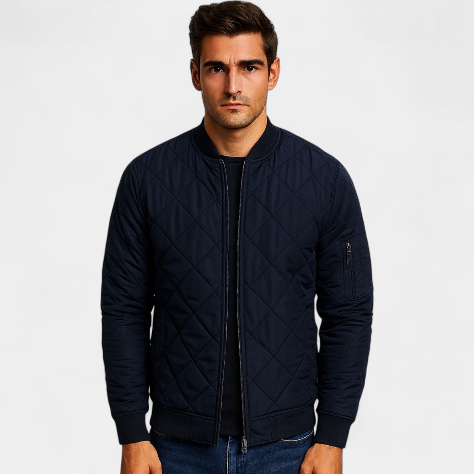 Riche | Blouson bomber homme coton – style streetwear casual