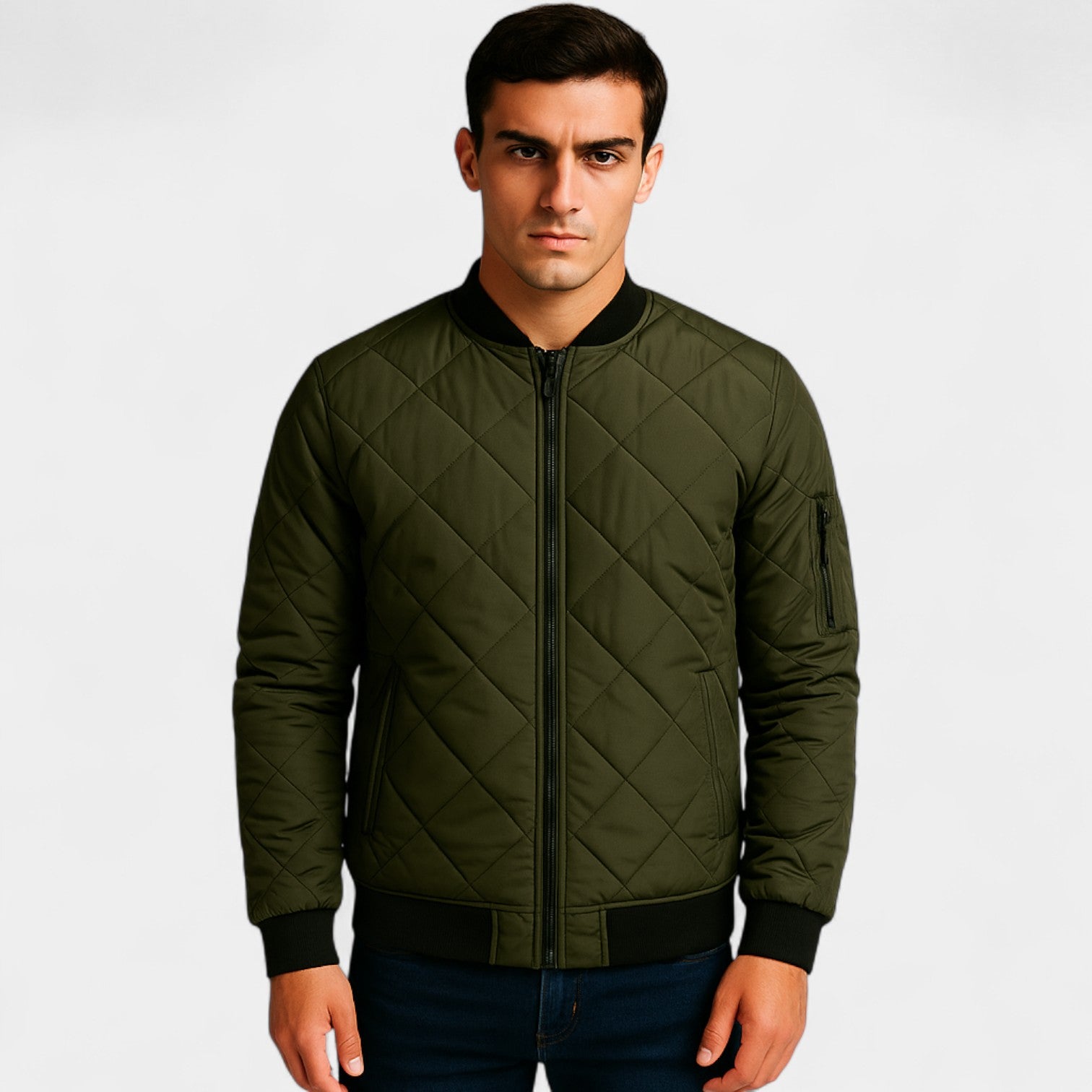 Riche | Blouson bomber homme coton – style streetwear casual