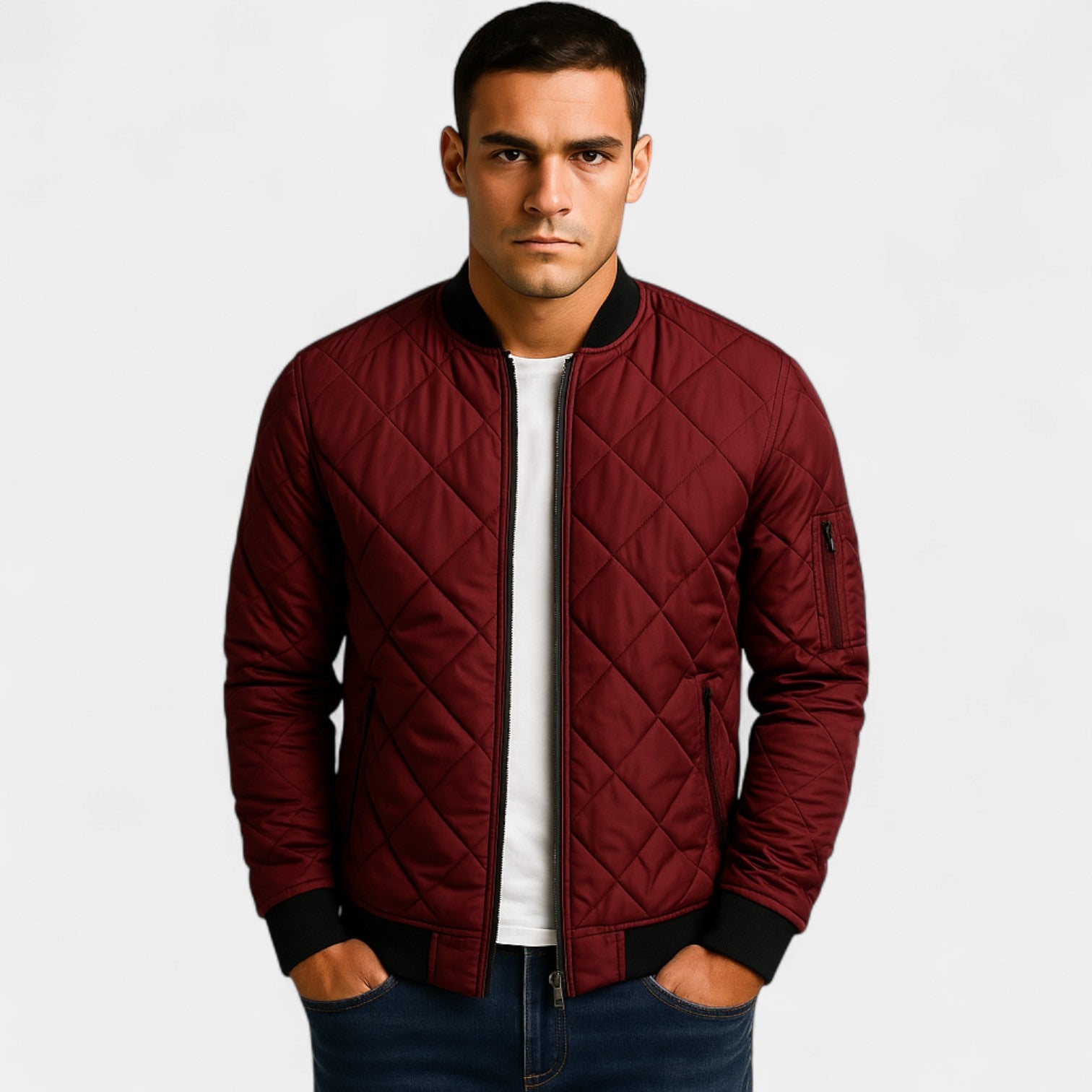Riche | Blouson bomber homme coton – style streetwear casual