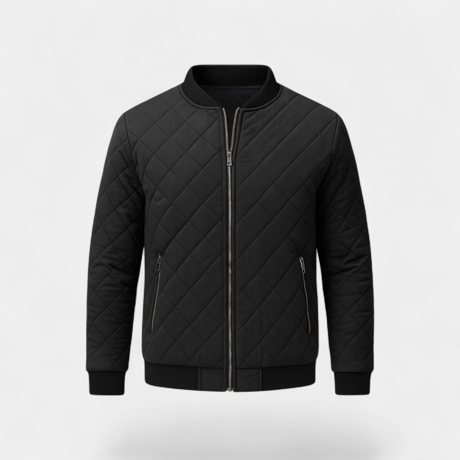 Riche | Veste matelassée homme coton laine – Couche d’hiver minimaliste