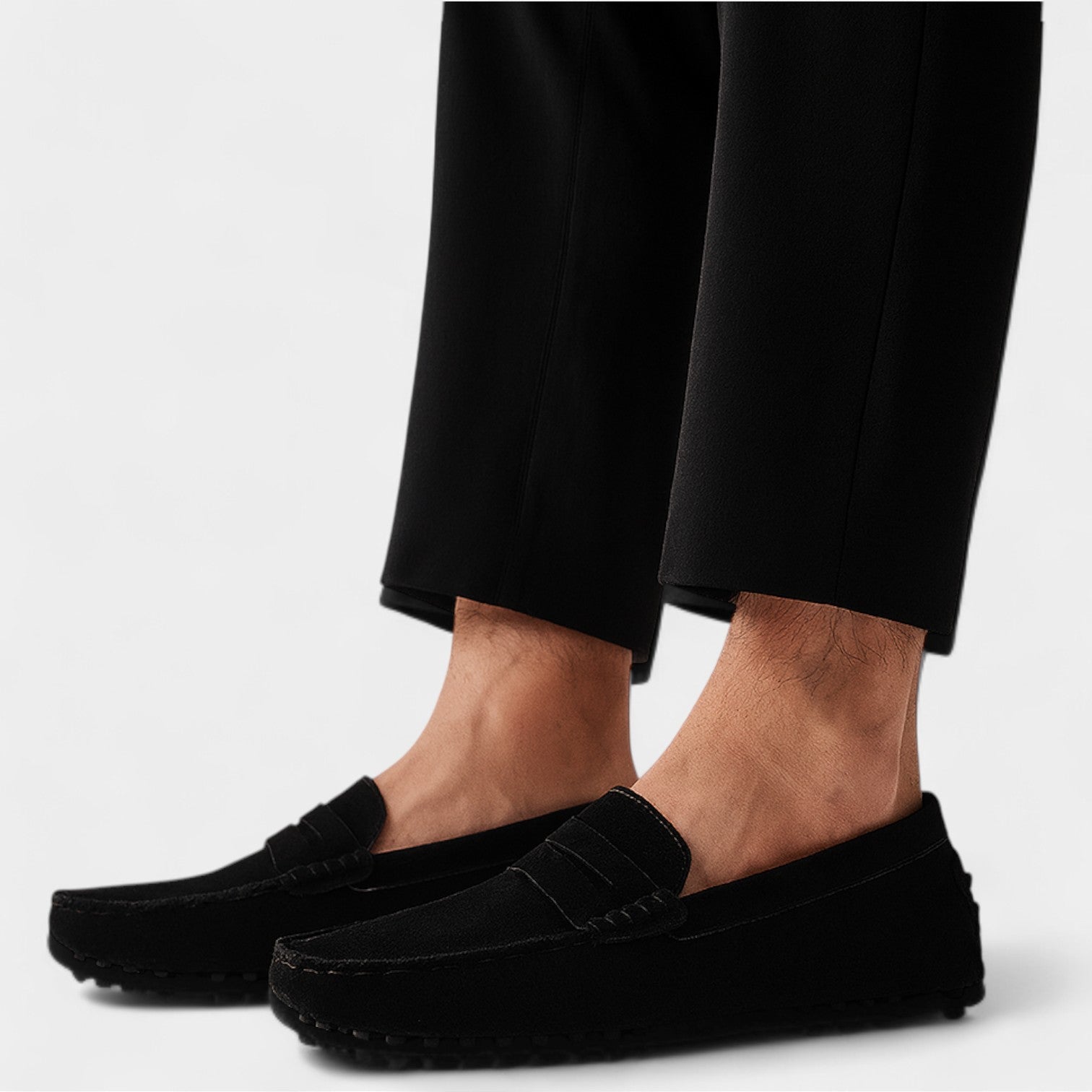 Riche | Mocassins homme cuir suédé - loafers slip-on casual
