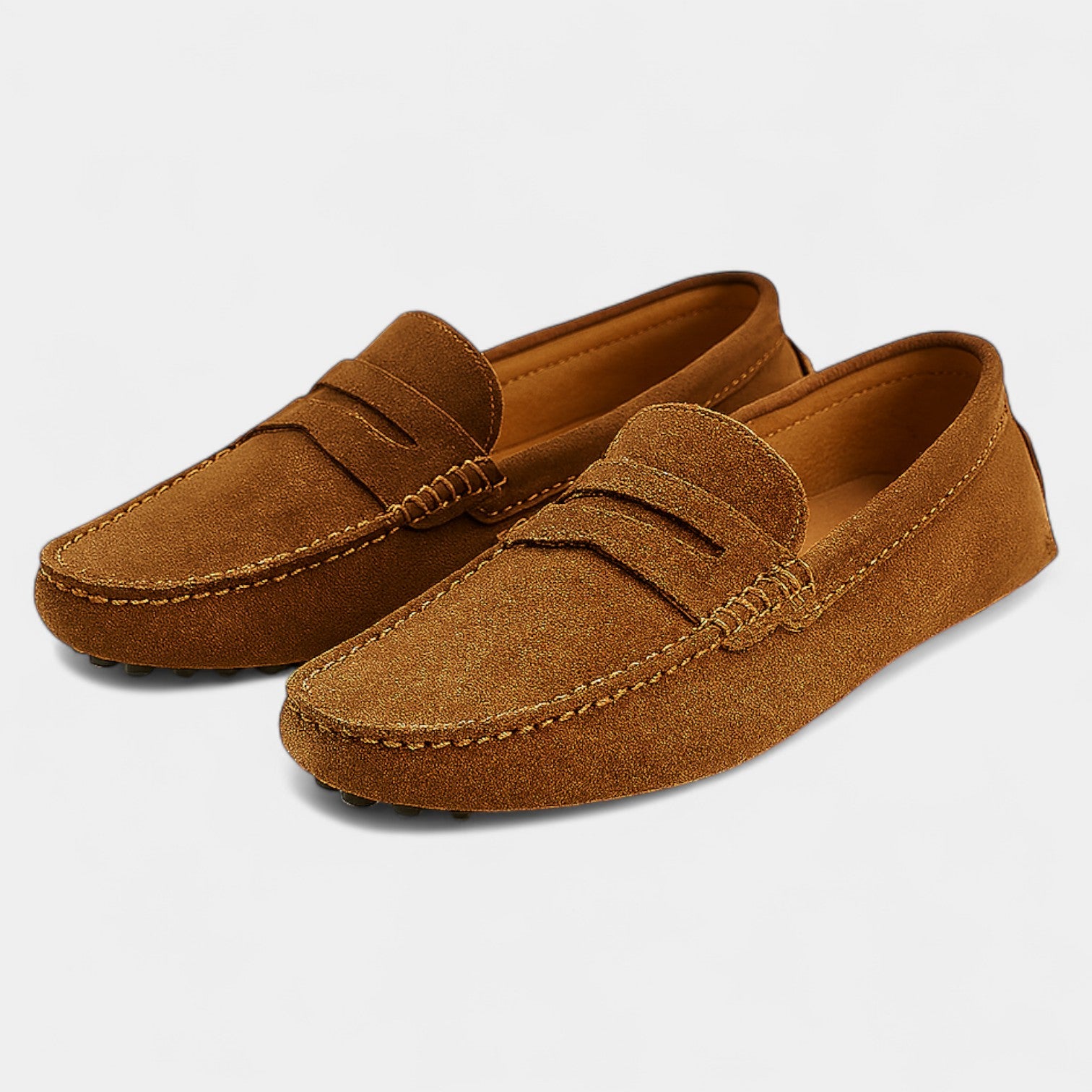 Riche | Mocassins homme cuir suédé - loafers slip-on casual