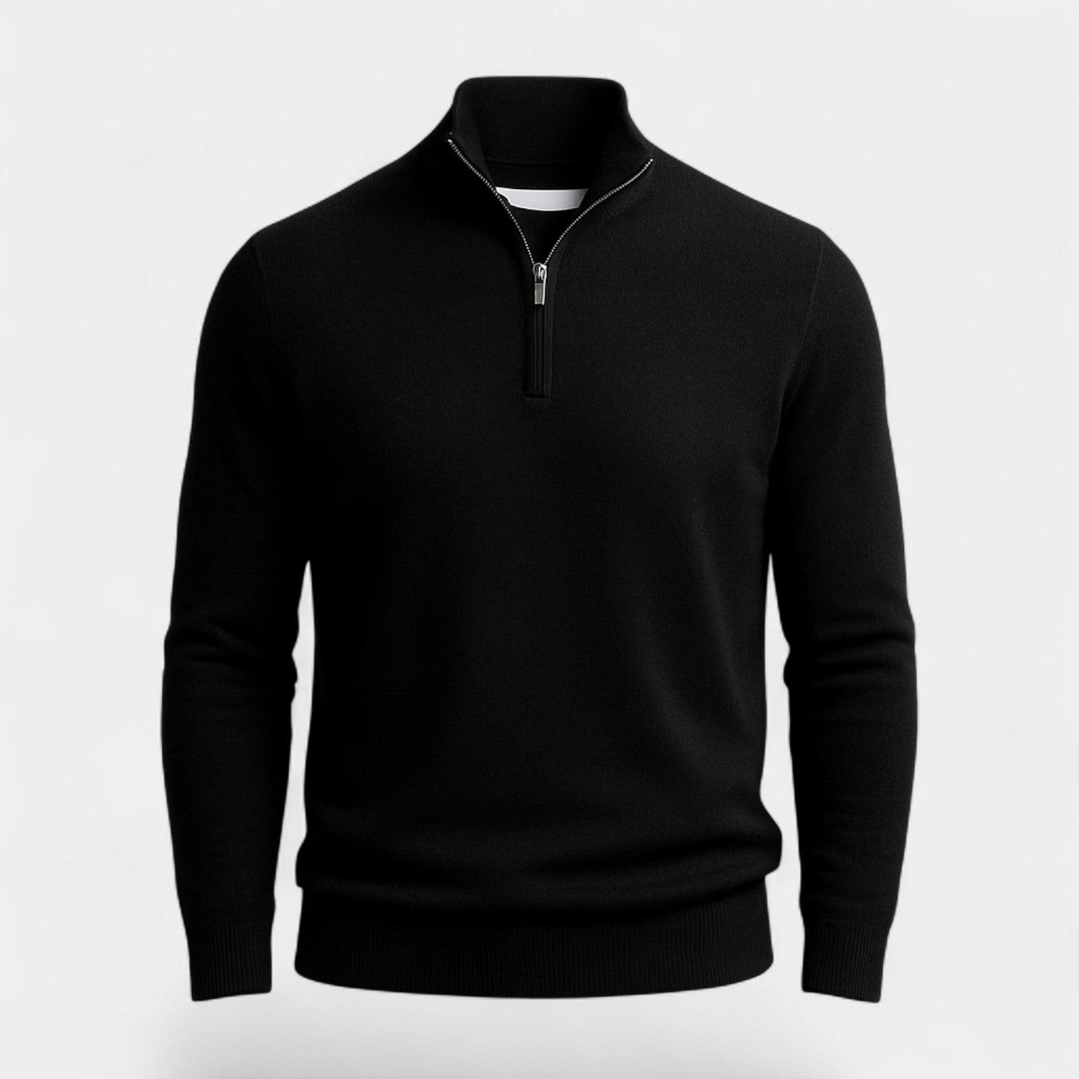 Riche | Pull zippé homme maille – Style minimaliste Riviera